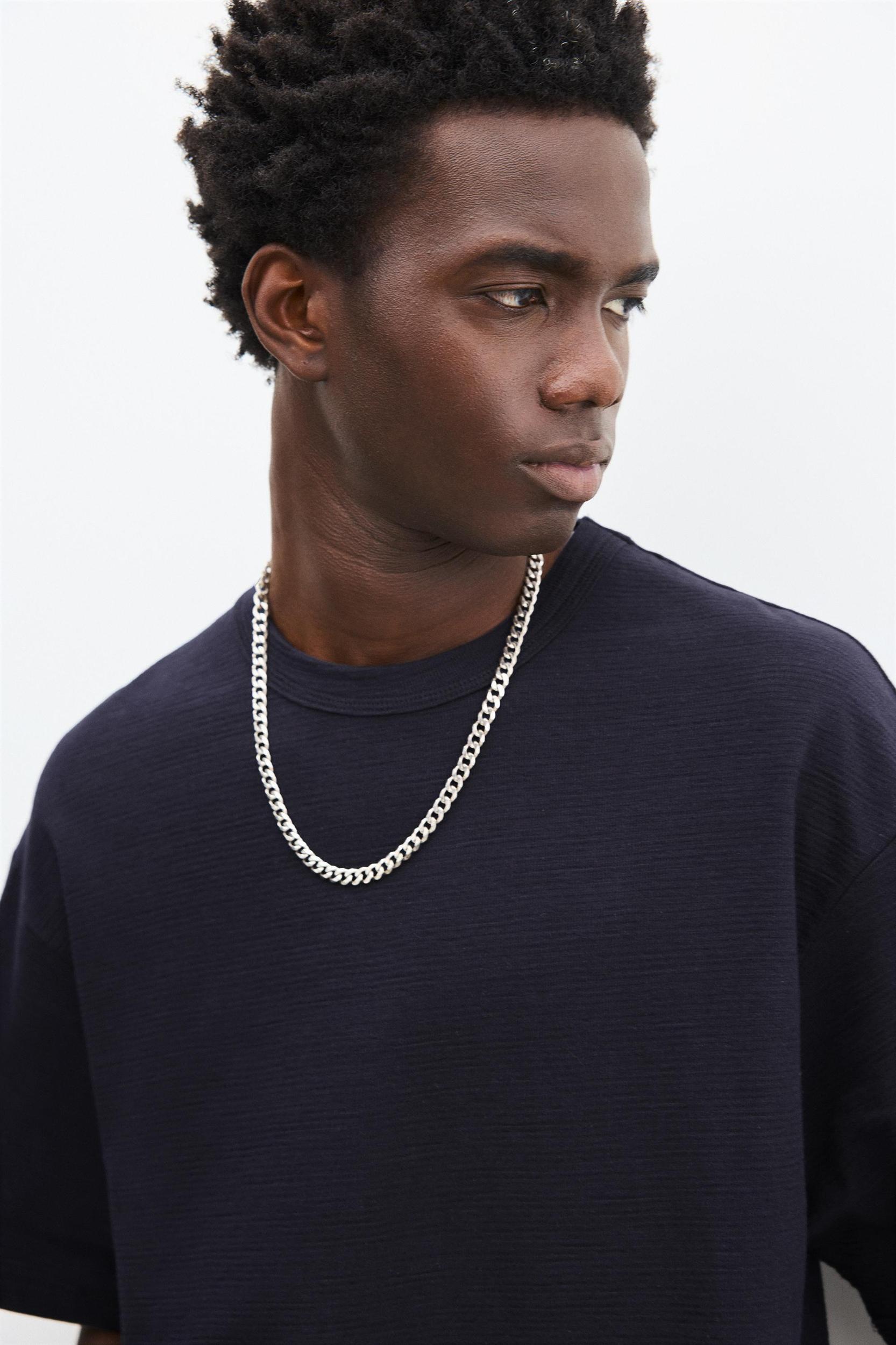 Short sleeve textured T-shirt Product Image