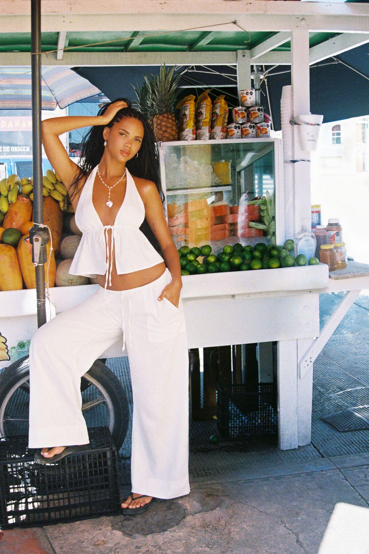 Scoop Neck Knit Top Product Image