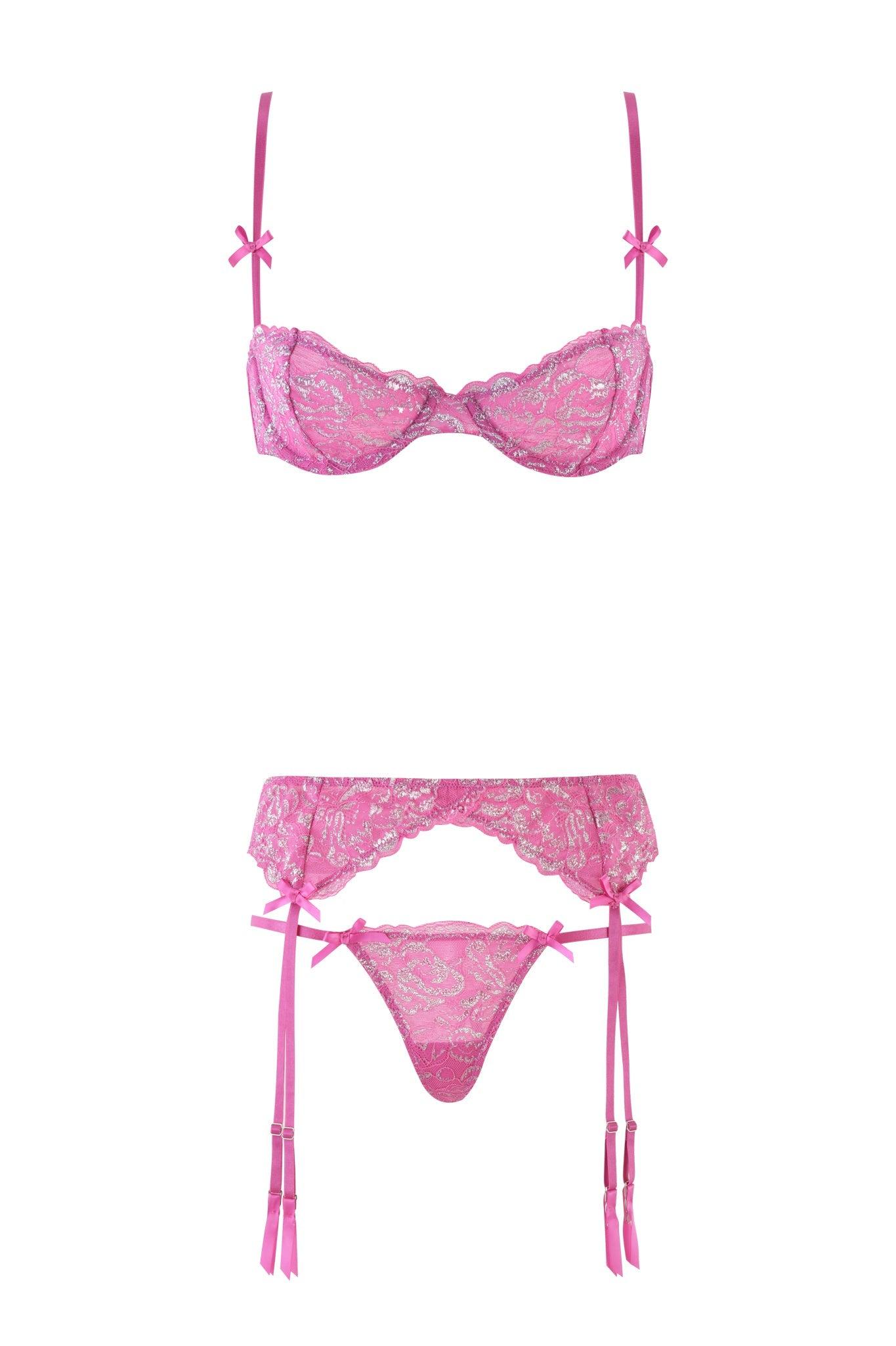 RAINE 3 PIECE METALLIC SET - PINK Product Image