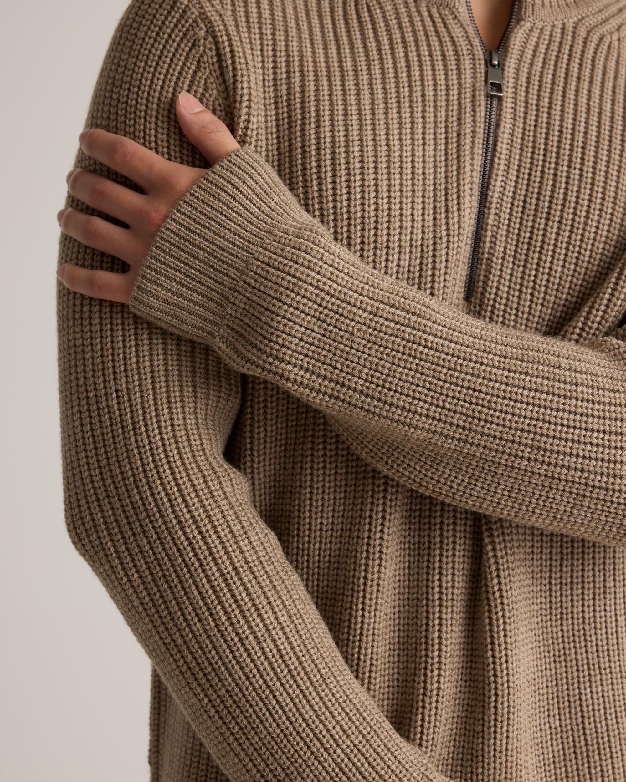 Quince | Men's Australian Merino Wool Half Zip Sweater Size XL Product Image