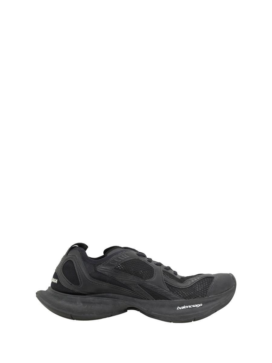 BALENCIAGA Black Mesh And Rubber Circuit Sneakers Product Image