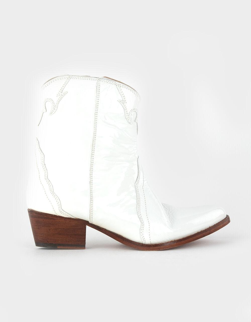 FREE PEOPLE New Frontier Womens Western Boots - WHITE Product Image