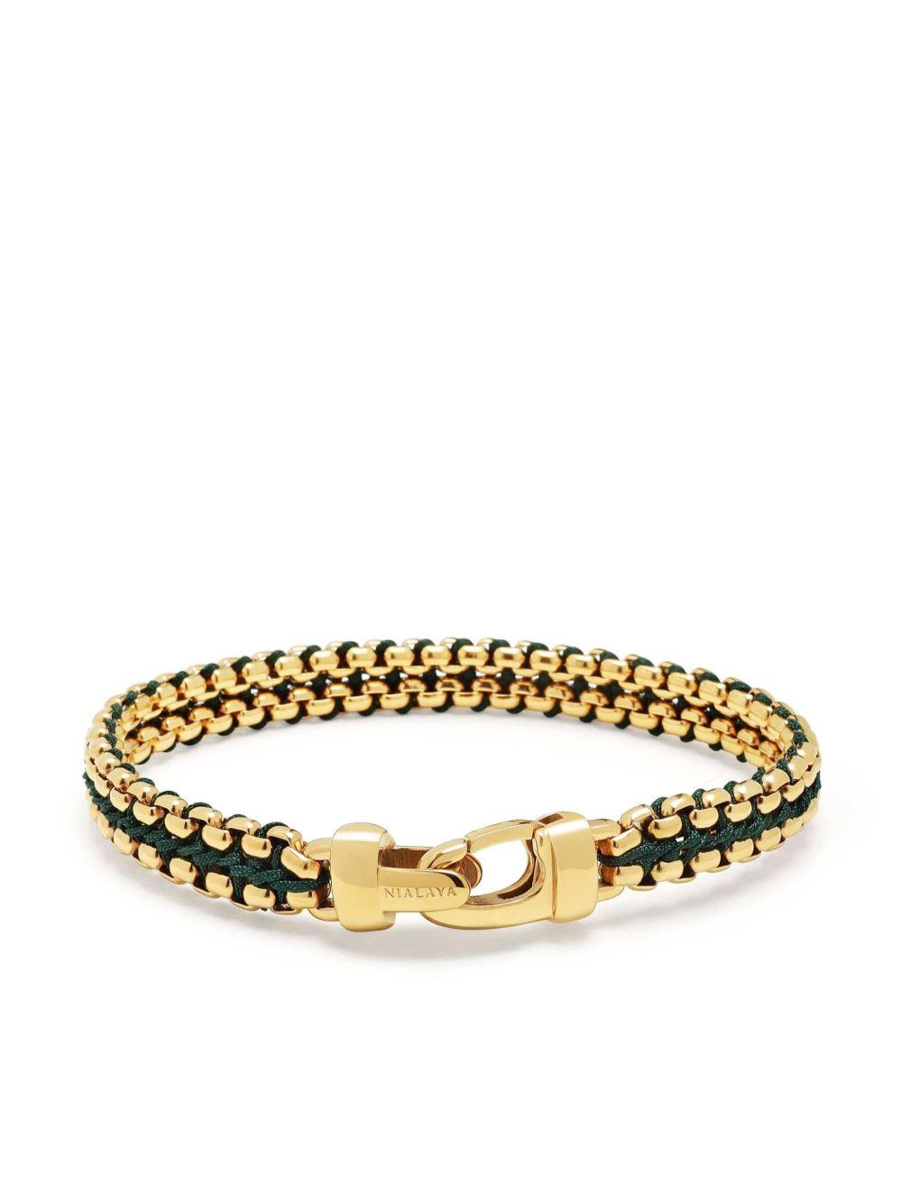 Woven 8mm Box Chain bracelet Product Image