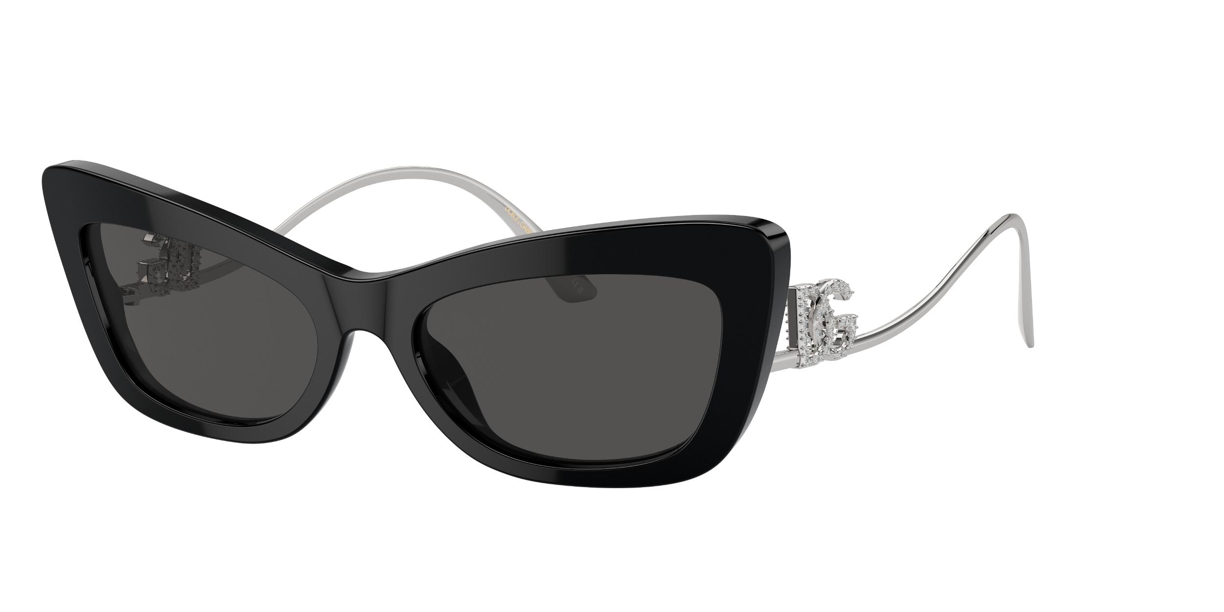 DOLCE & GABBANA Dg4467b Prescription Compatible Cat Eye Sunglasses, 55mm In Multi Product Image