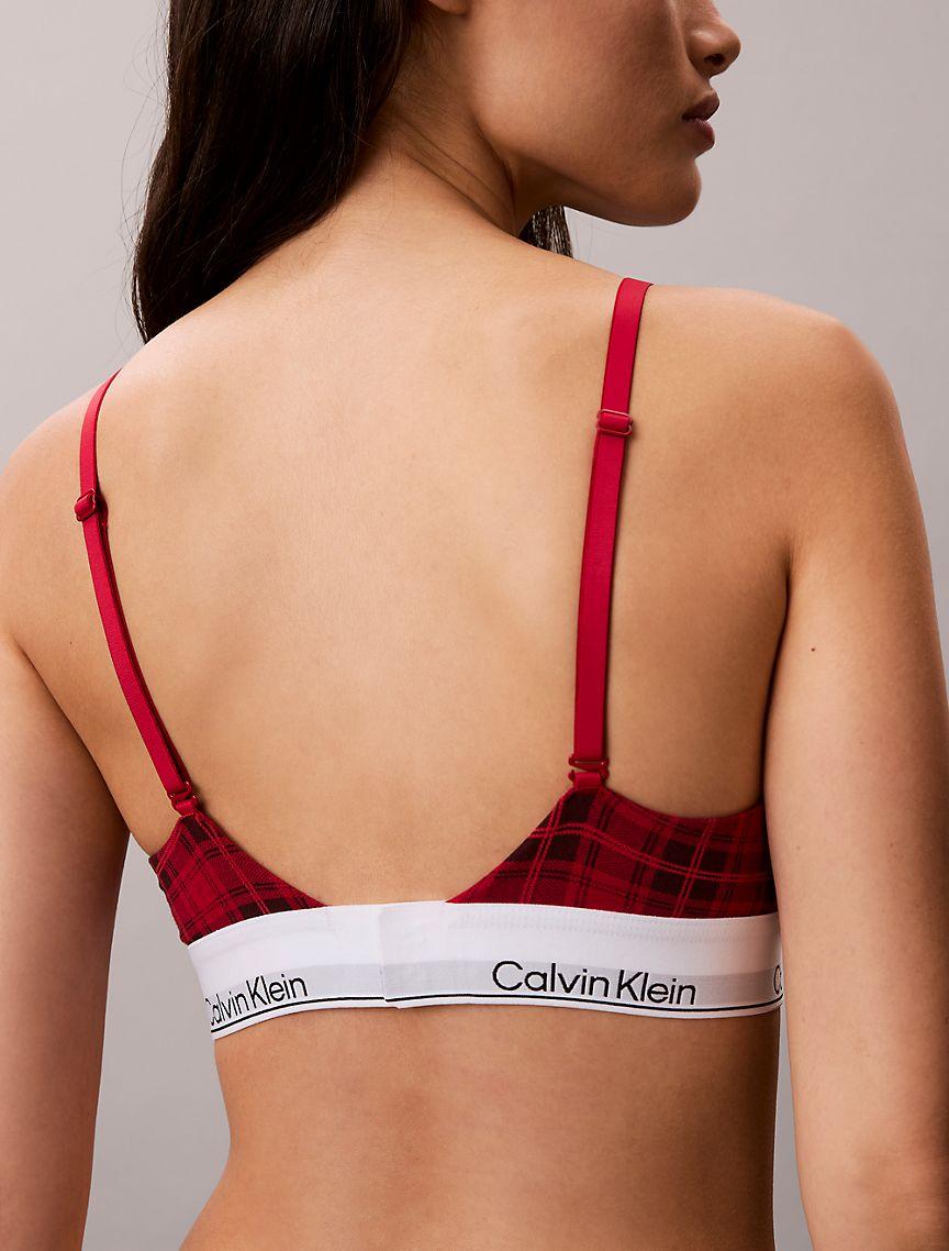 Icon Cotton Modal Lightly Lined Triangle Bralette Product Image