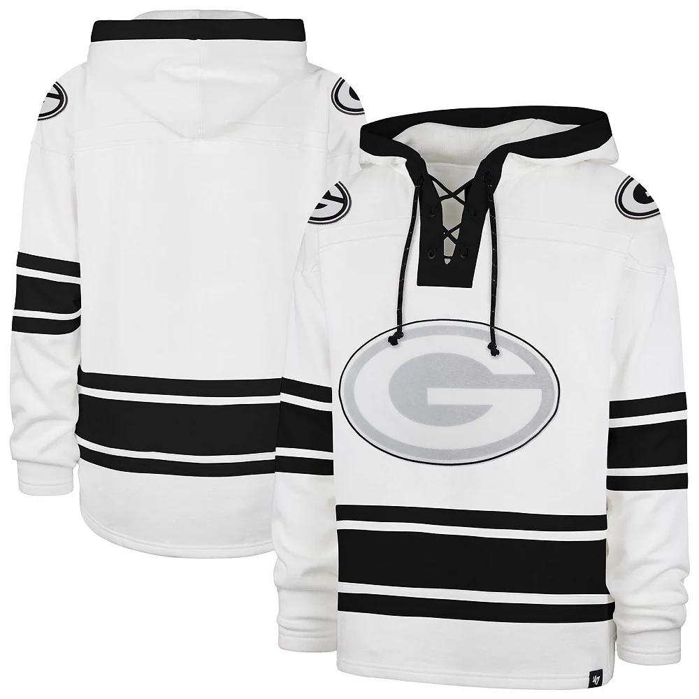 Men's '47 White Philadelphia Eagles After Image Superior Lacer with Hood,  Product Image