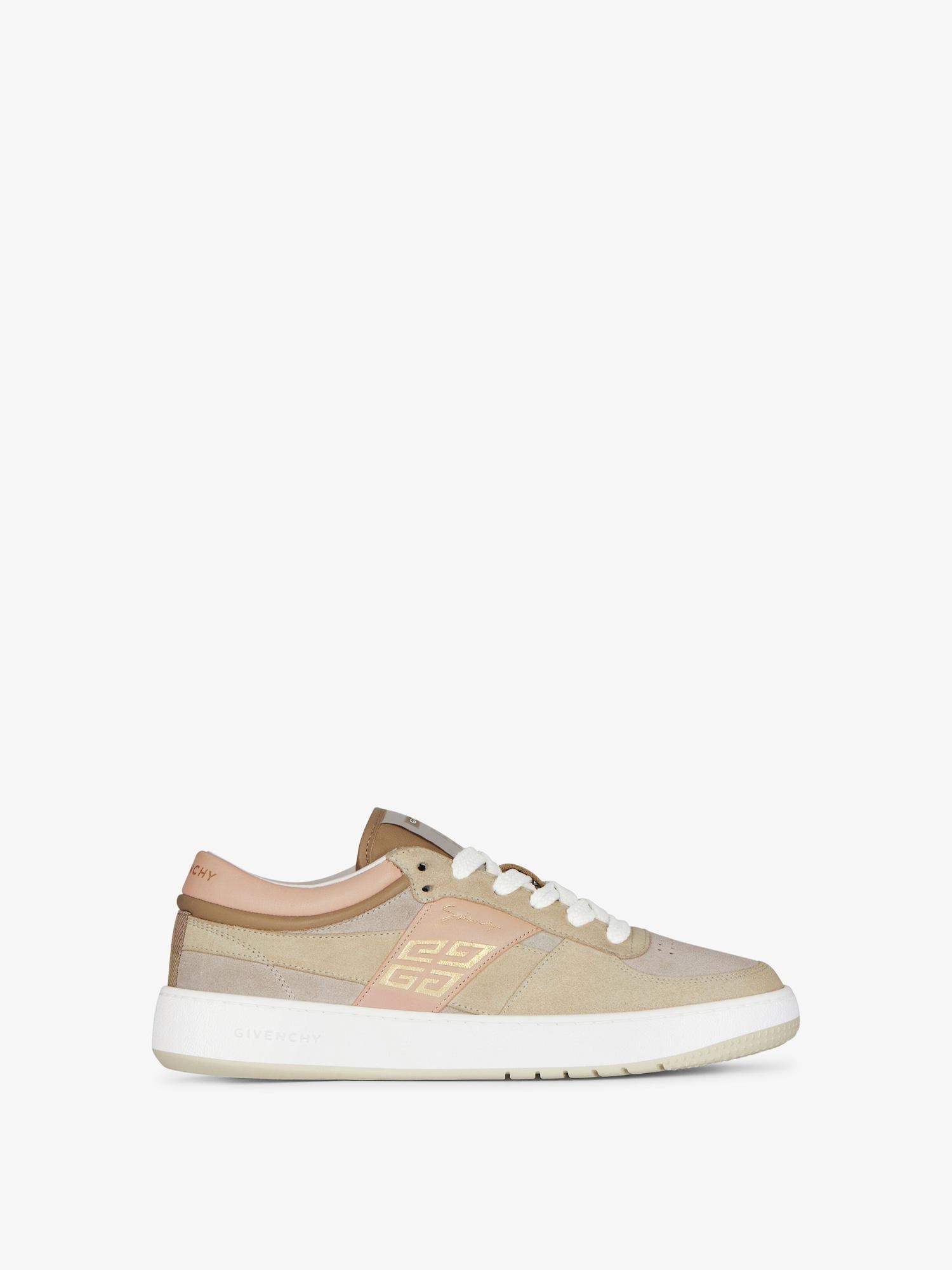 G Move sneakers in mixed leathers Product Image