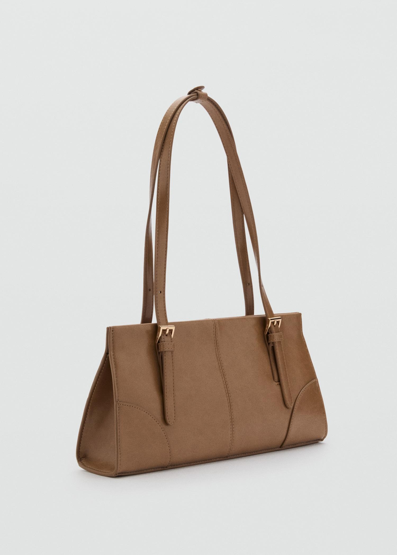 Shoulder bag with buckles - Women | MANGO USA Product Image
