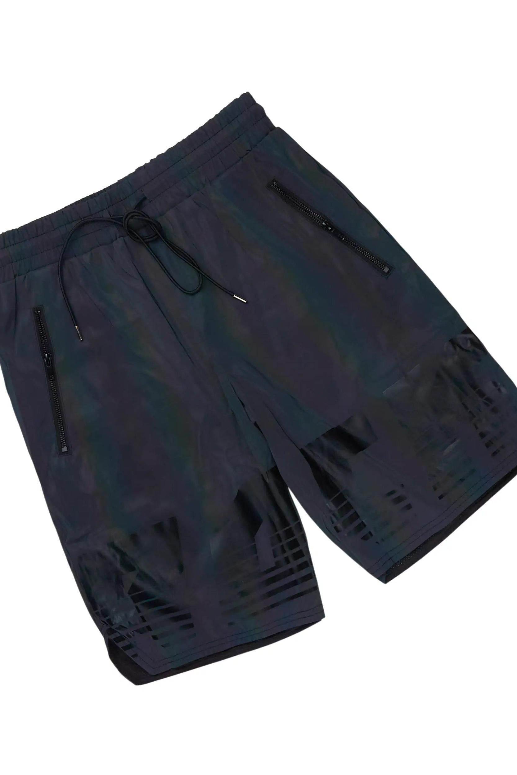 Xadrian Black T-Shirt/Short Set Male Product Image