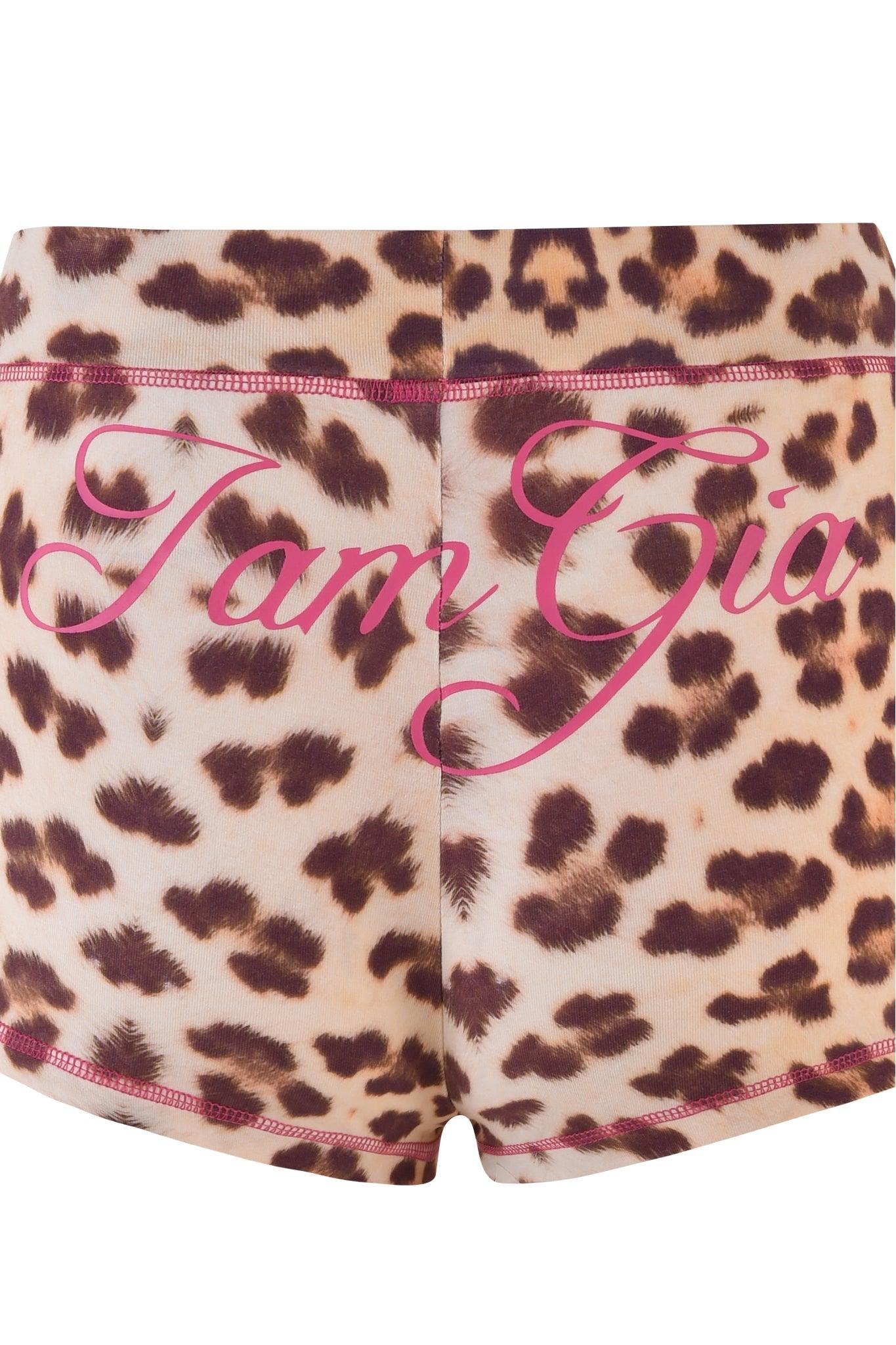 BLARE SHORT - NEUTRAL : LEOPARD : WILD CARD Product Image