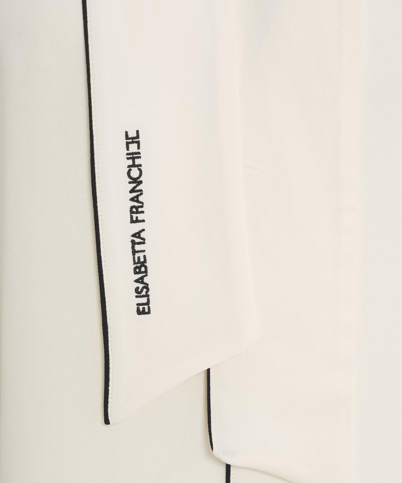 Georgette blouse with tie-neck Product Image