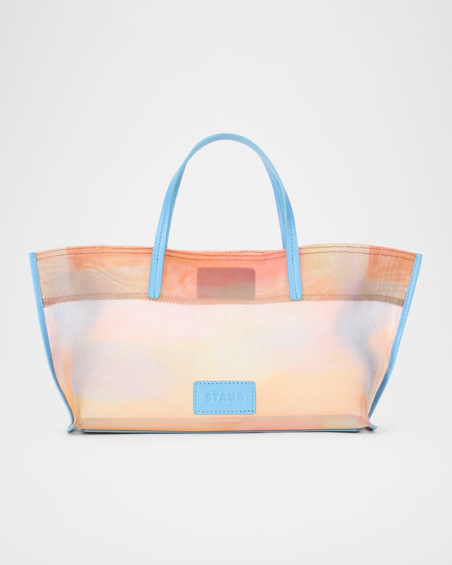 Christos Mini Plaid Mesh Tote Bag Product Image