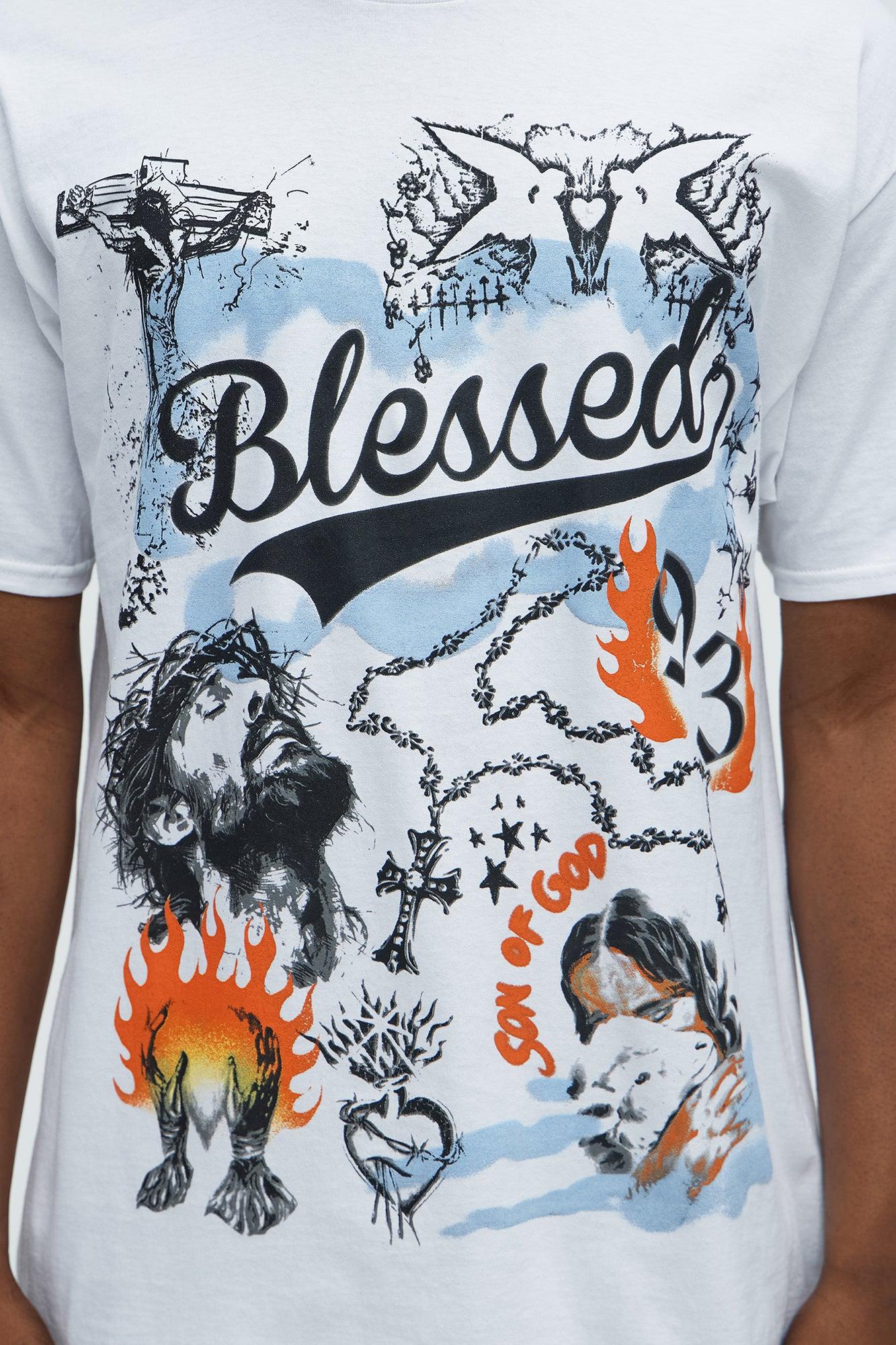 Blessed For Life Short Sleeve Tee - White Product Image