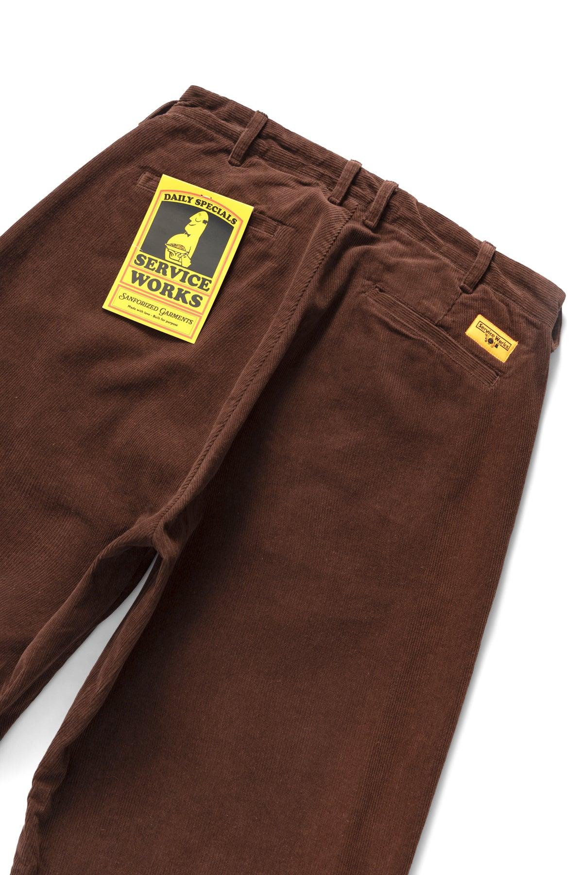 Corduroy Part Timer Pant - Brown Product Image