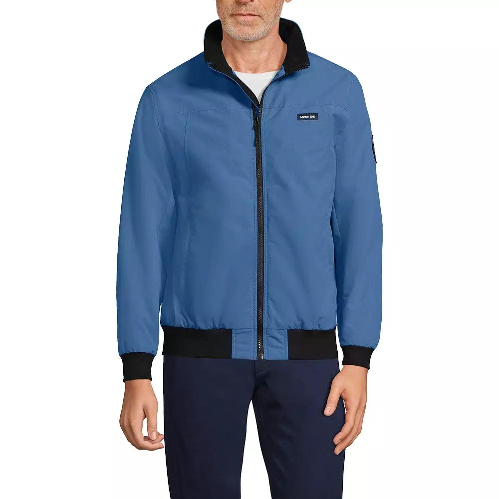 Men's Lands' End Classic Squall Bomber Jacket,  Product Image
