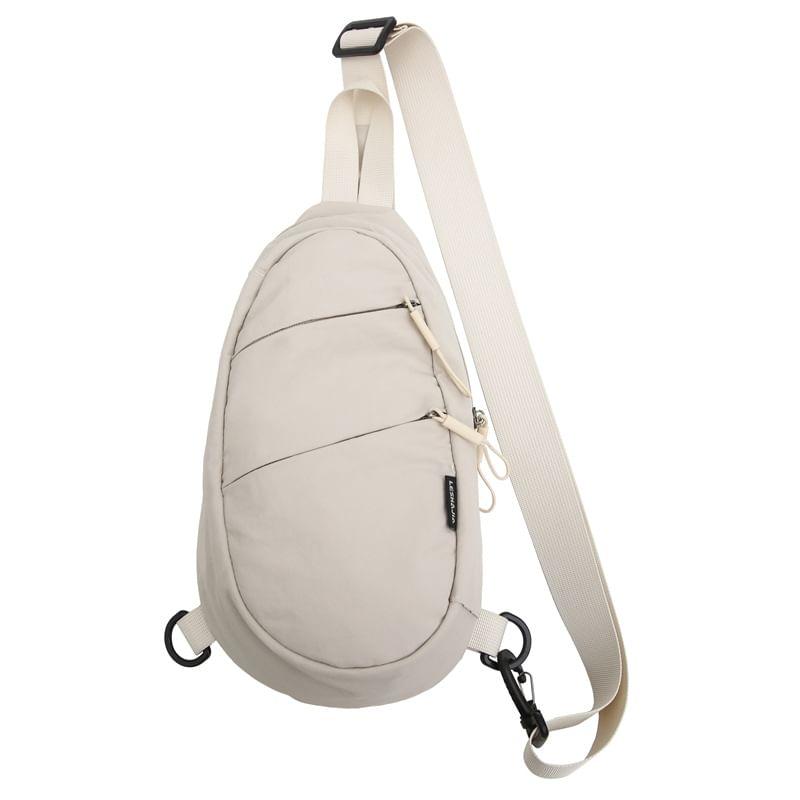 Plain Zip Sling Bag Product Image