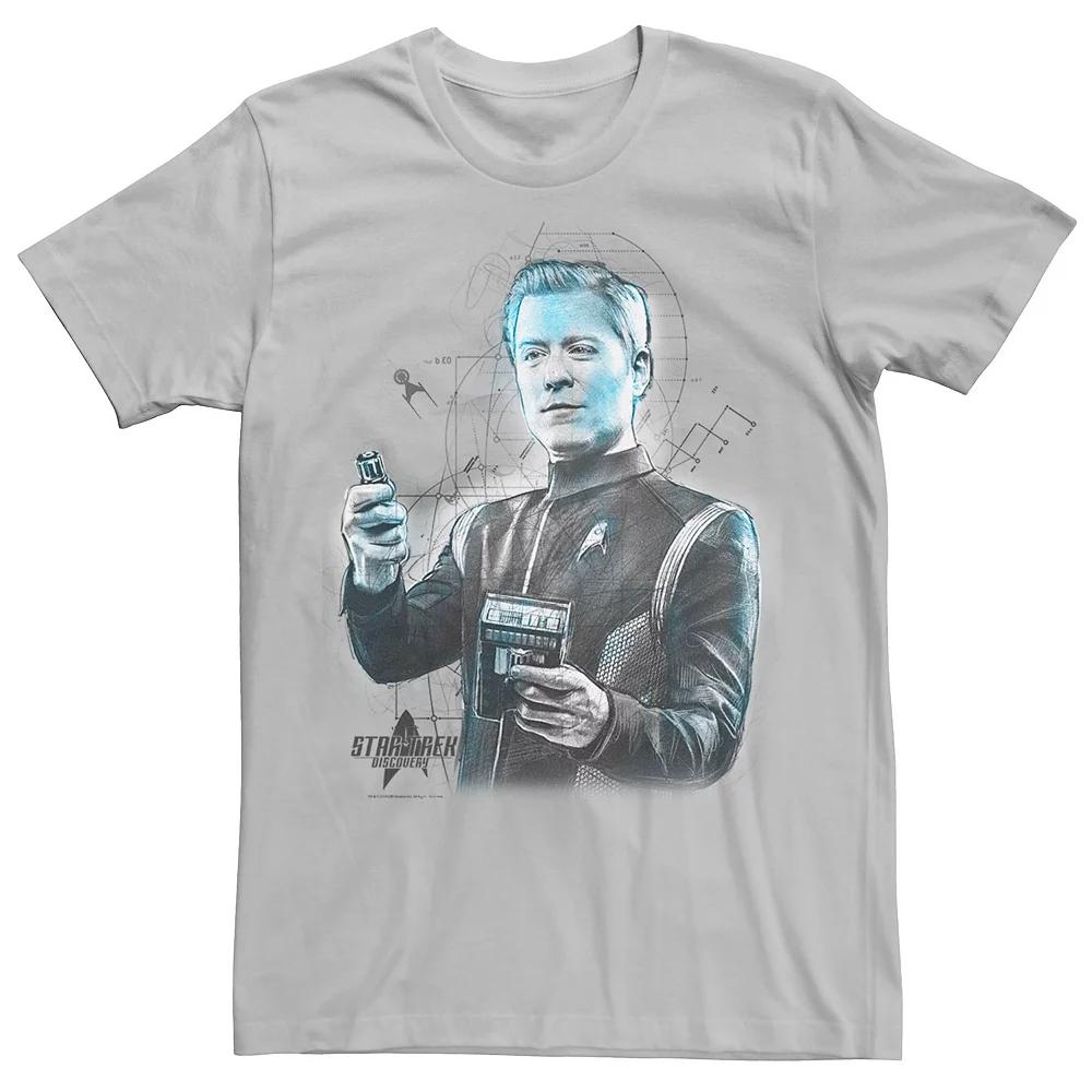 Men's Star Trek Discovery Stamets Sketch Schematic Tee,  Product Image