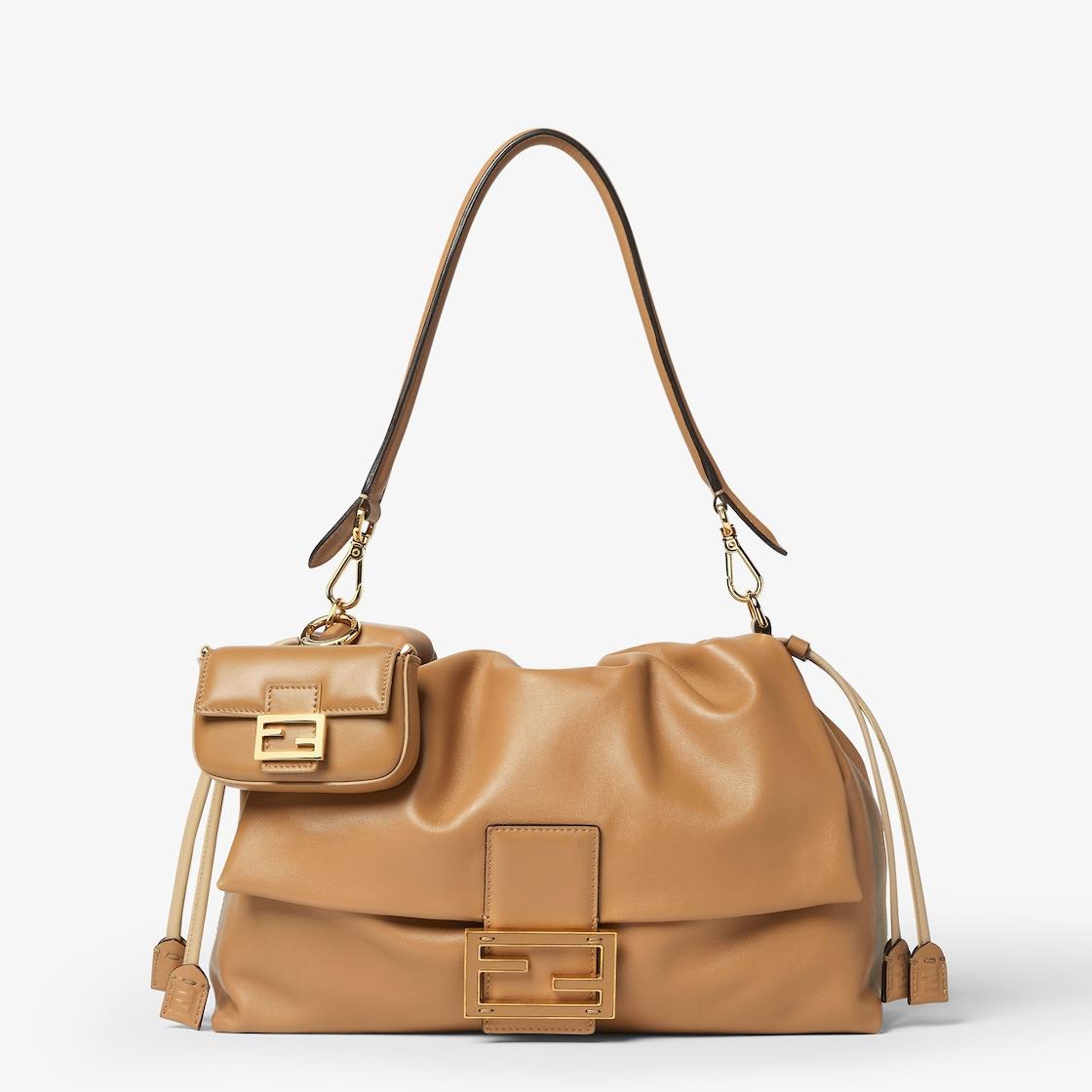 Nano Baguette CharmBeige nappa leather charm Product Image