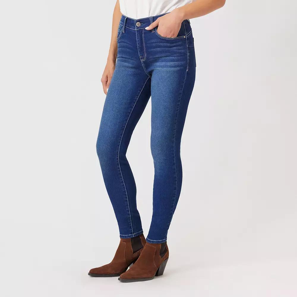 Women's Angels Forever Young Lift Mid Rise Skinny Jeans, Size: 8, Lizette Product Image