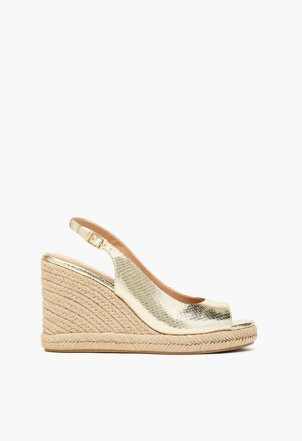 JustFab Margaux Platform Loafer Pump Womens Black/ White Size 8.5 Product Image