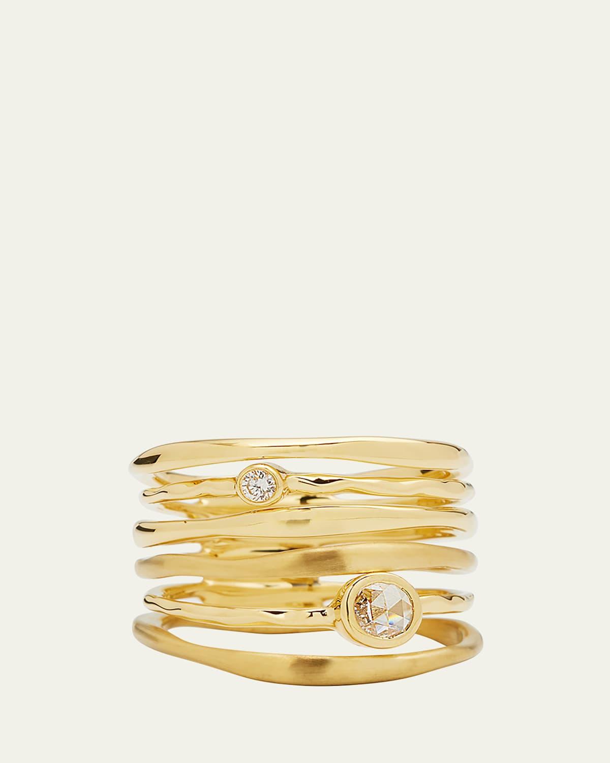 Movie Star Ring in 18K Gold with Diamonds Product Image