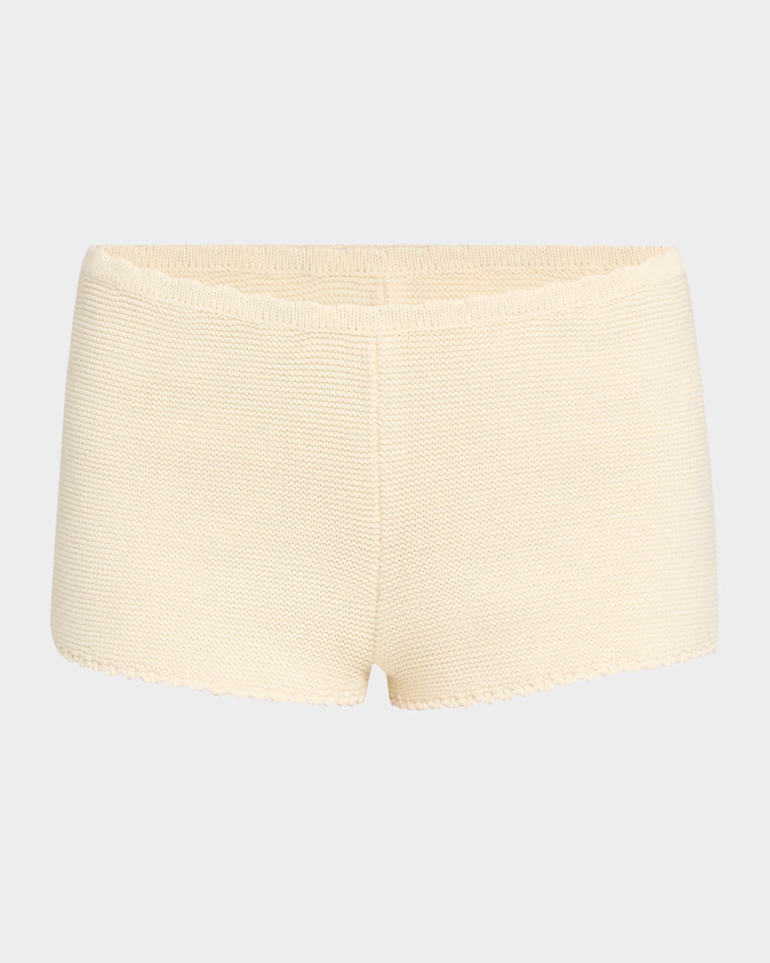 The Celeste Knit Micro Shorts Product Image