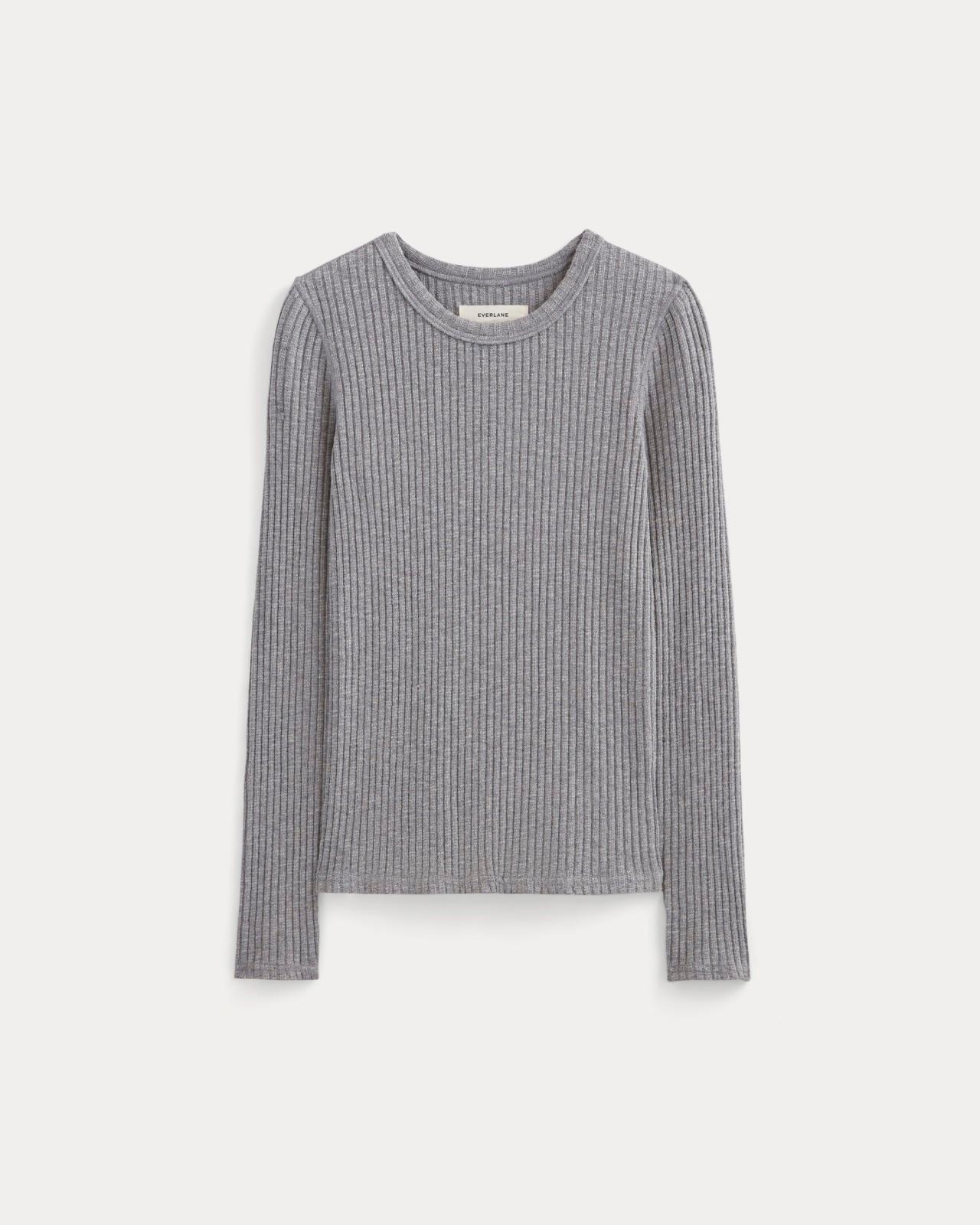 The Cozy Rib Long-Sleeve Tee Product Image
