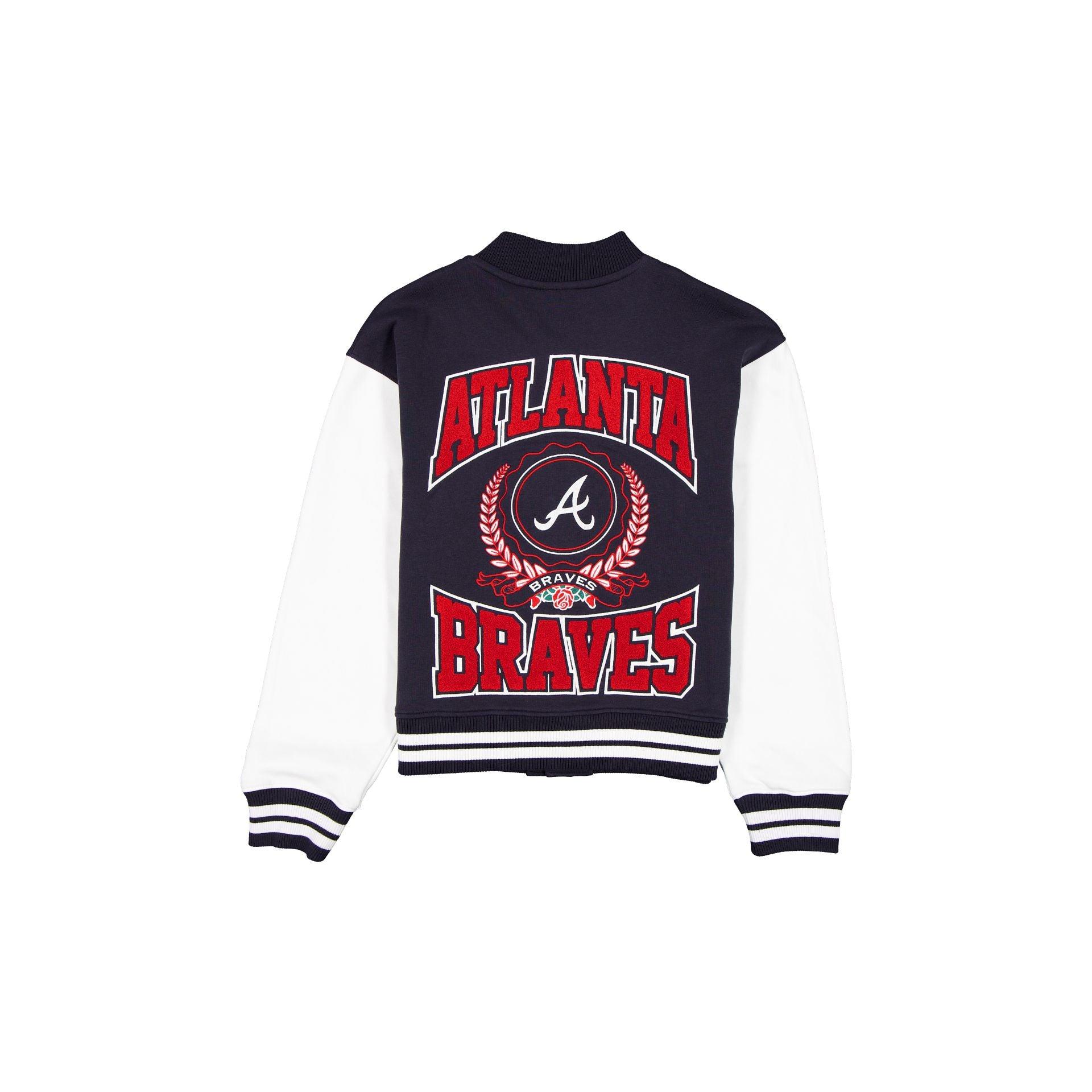 Atlanta Braves Throwback Prep Women's Jacket Female Product Image