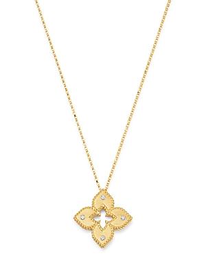 Womens Venetian Princess 18K Yellow Gold & 0.06 TCW Diamond Pendant Necklace Product Image