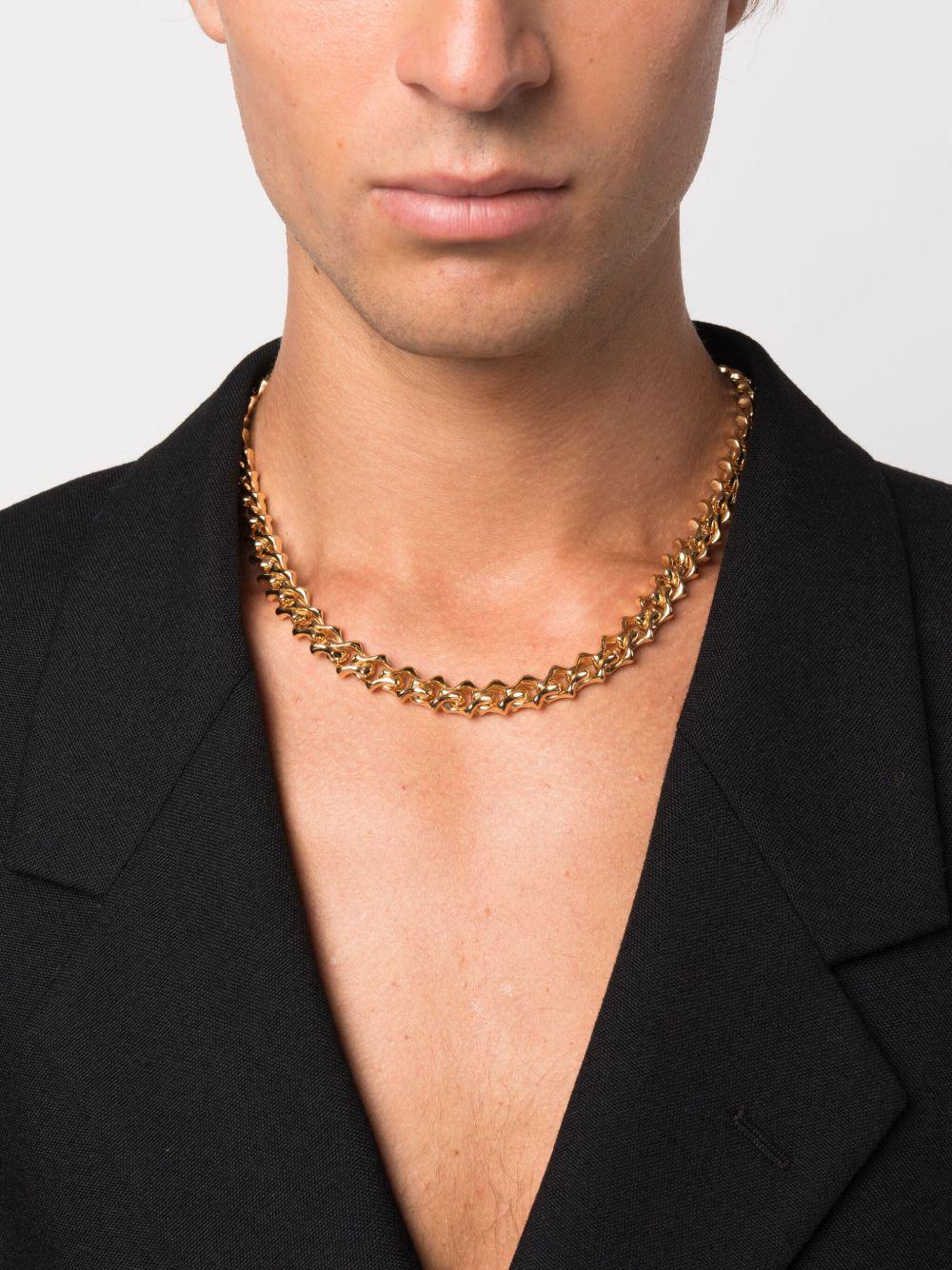 Sharp chain-link necklace Product Image