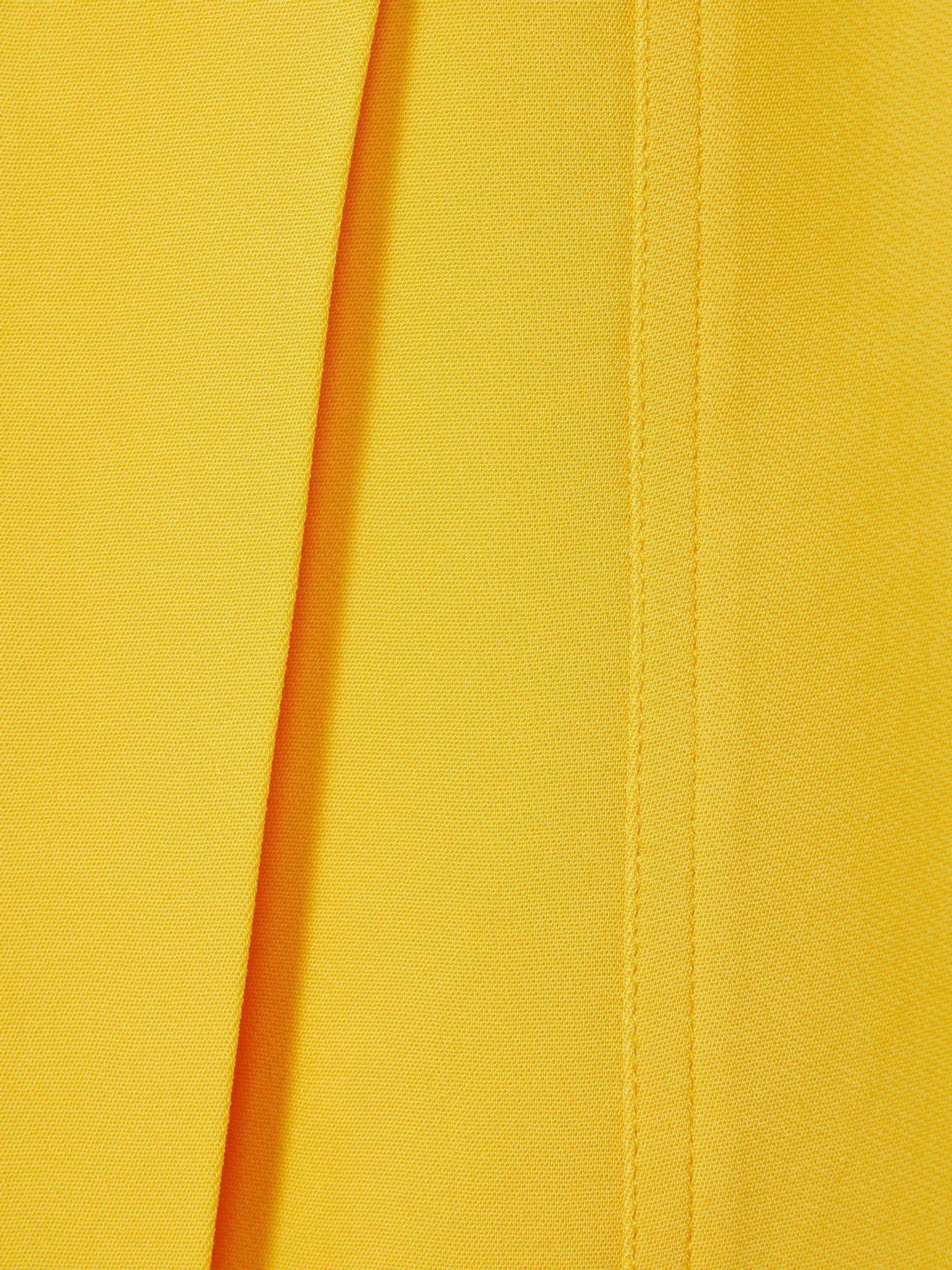 Cleo Yellow Cross-Over Mini Skirt Product Image