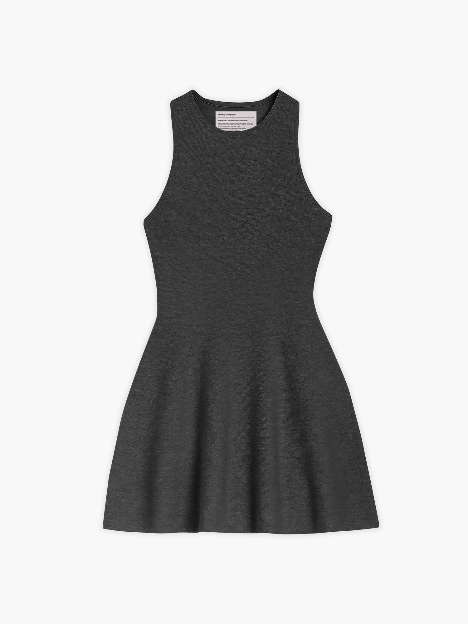 Women's Labs 3D Print-Knit Sleeveless Flare Dress - Ivory Product Image