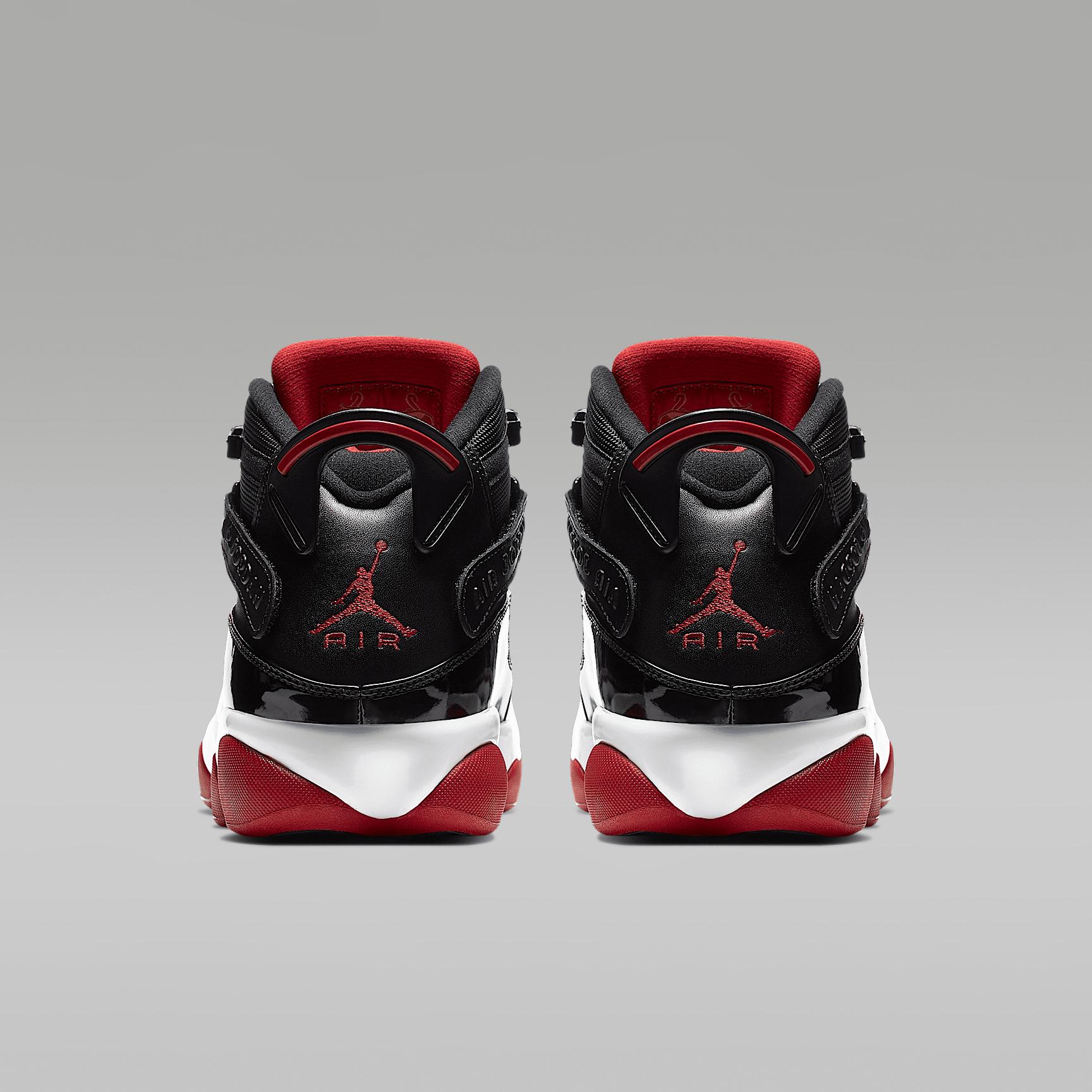 Jordan Mens Jordan 6 Rings - Mens Shoes Varsity Red/Black/White Product Image