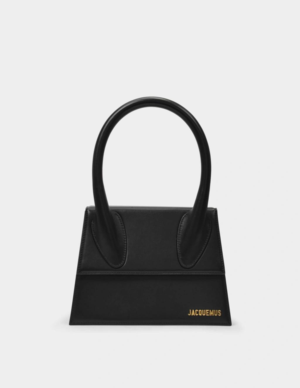 JACQUEMUS Small Handle And Removable Shoulder Strap In Black Product Image