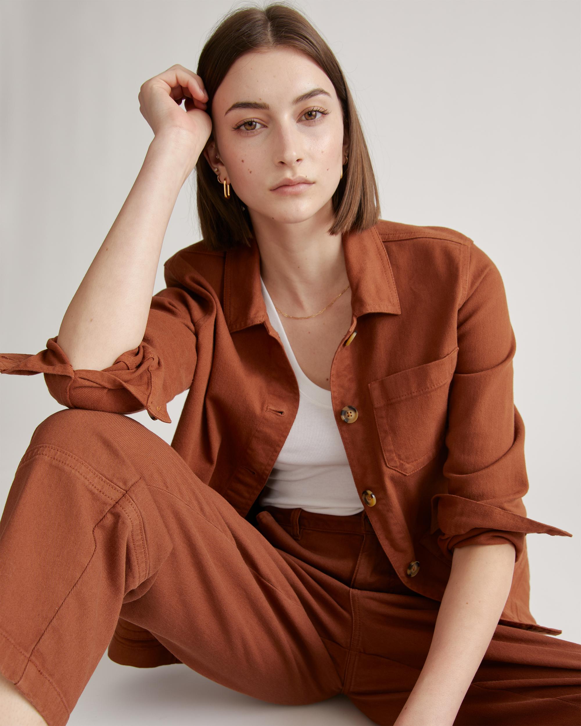 Quince | Women's Organic Comfort Stretch Chore Jacket Size XL, Organic Cotton Product Image