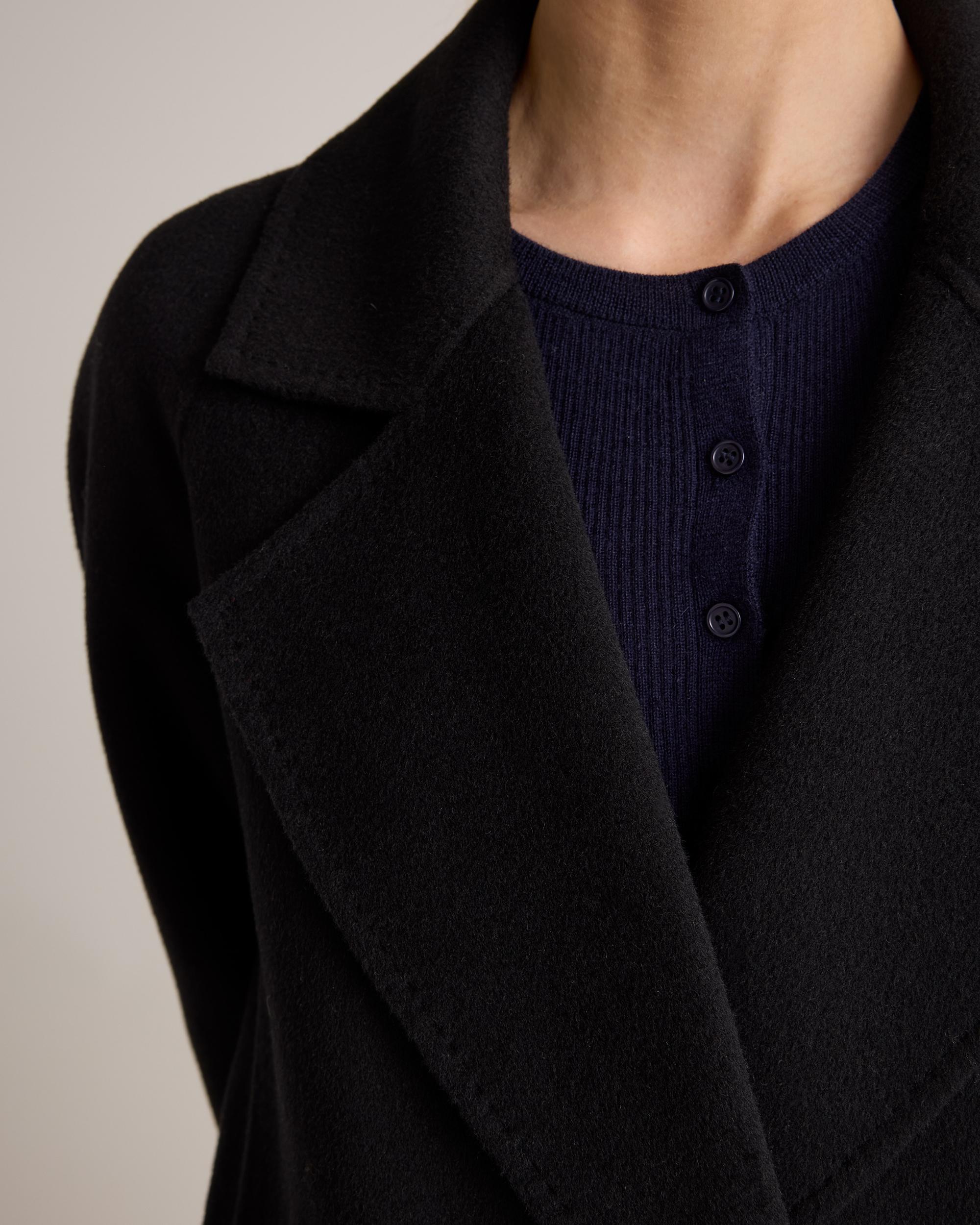 Quince | Women's Double-Faced Merino Wool Notched Lapel Coat Product Image