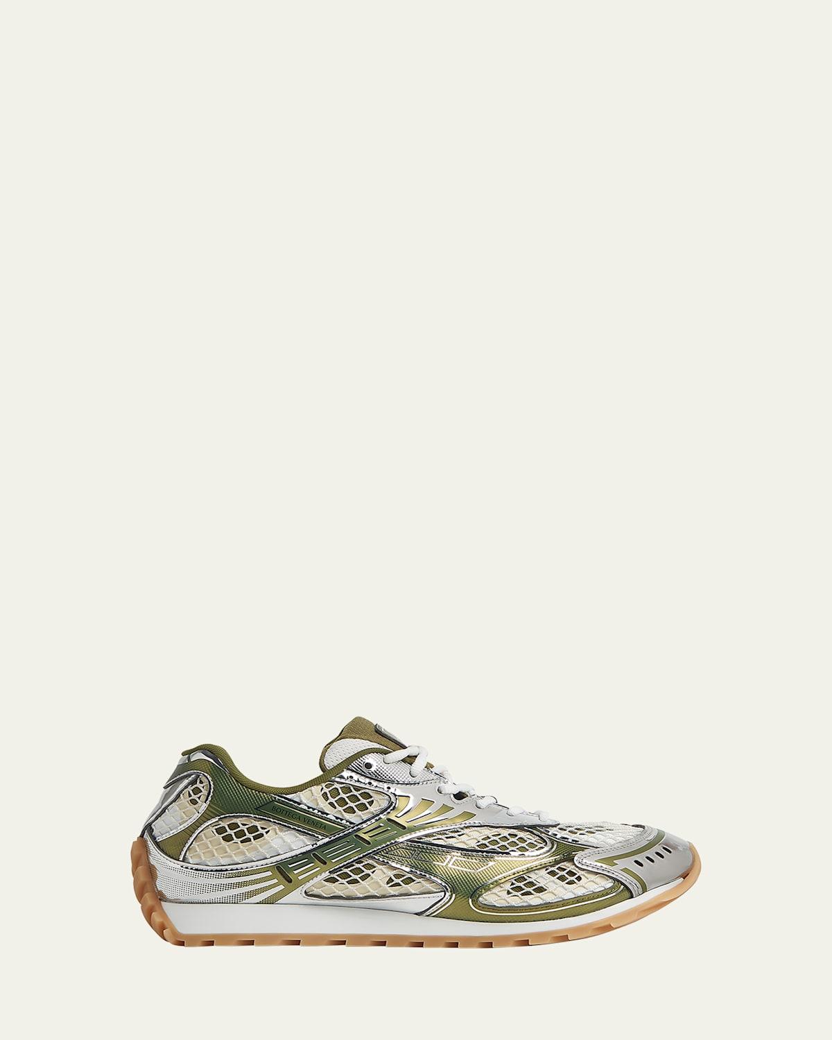 Orbit Metallic Net Runner Sneakers Product Image