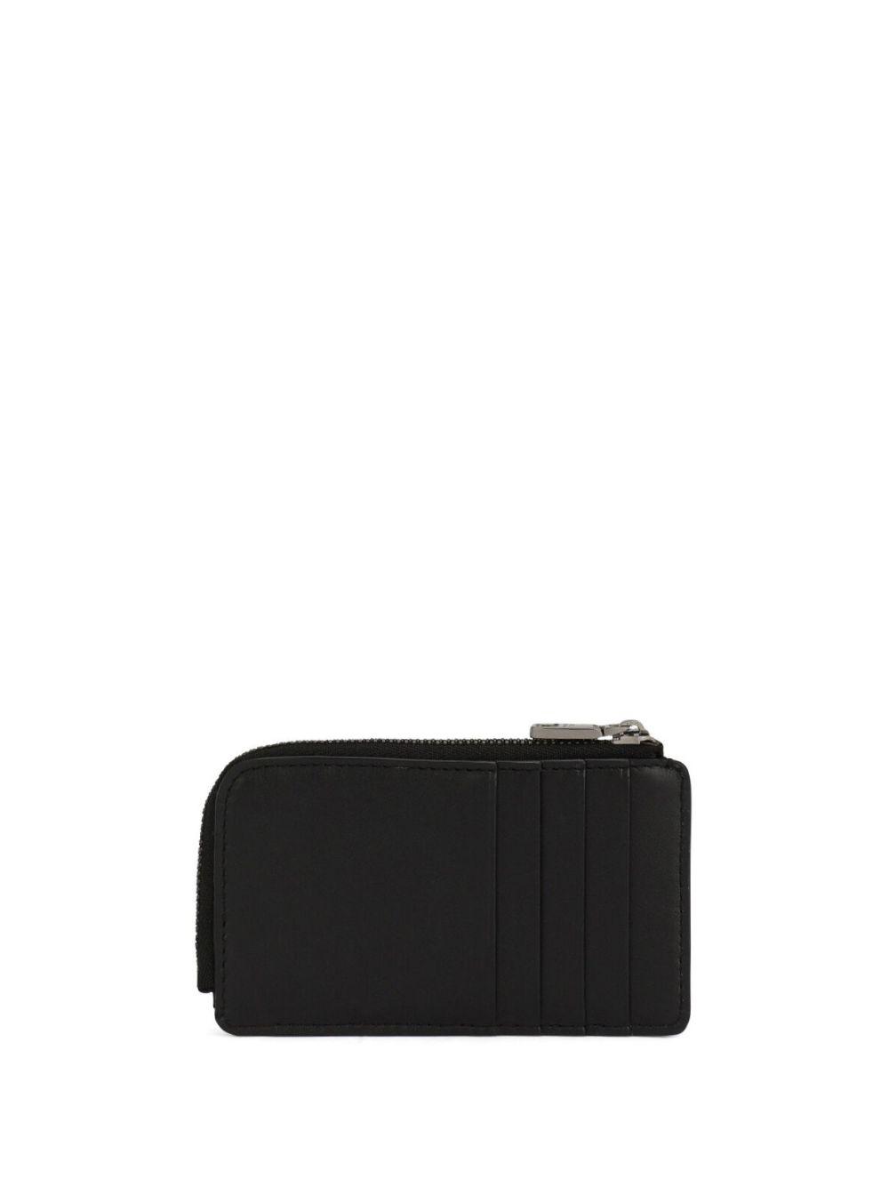 logo-jacquard zip around wallet Product Image