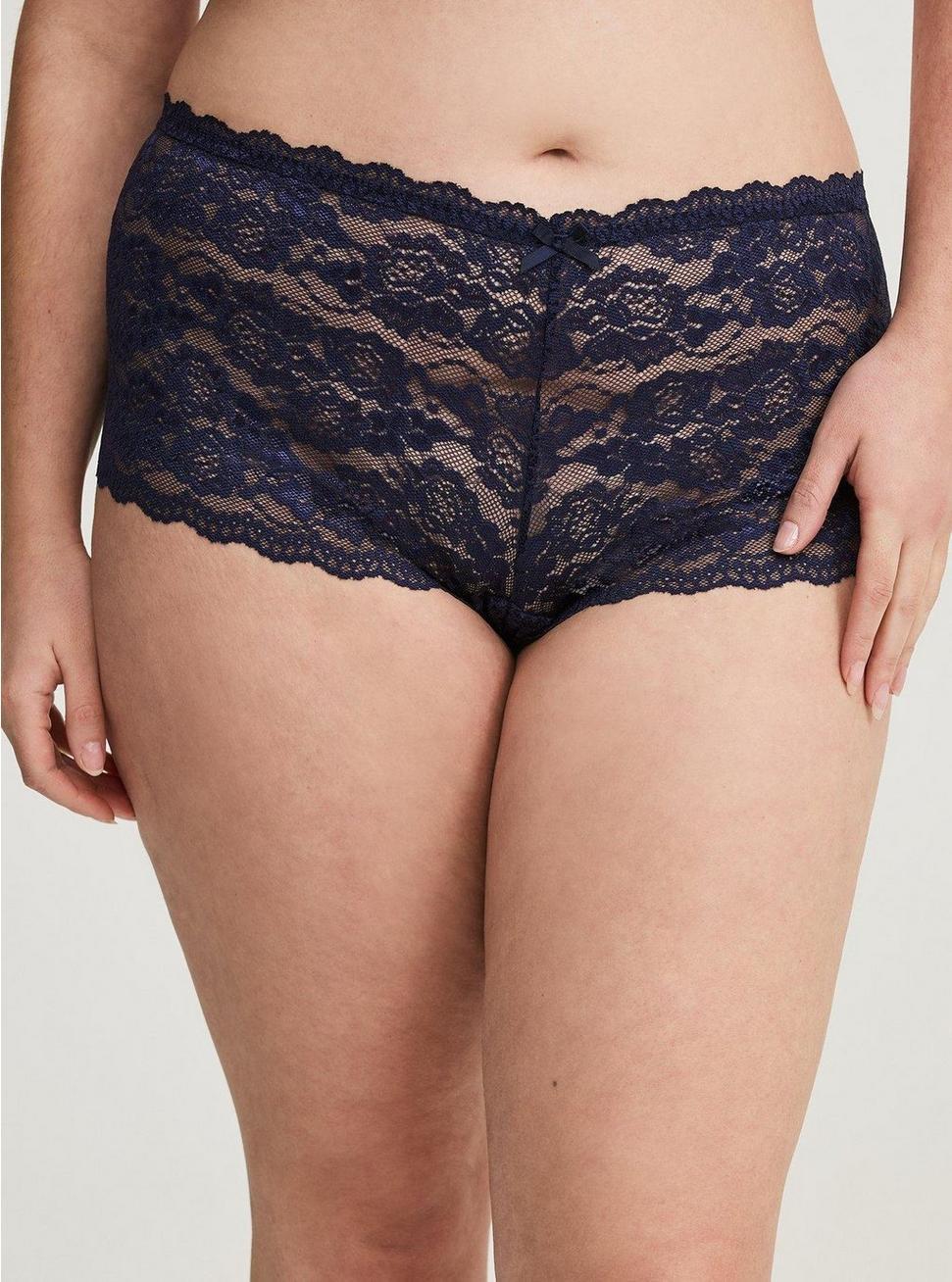 Mid-Rise Simply Lace Cheeky Panty Product Image