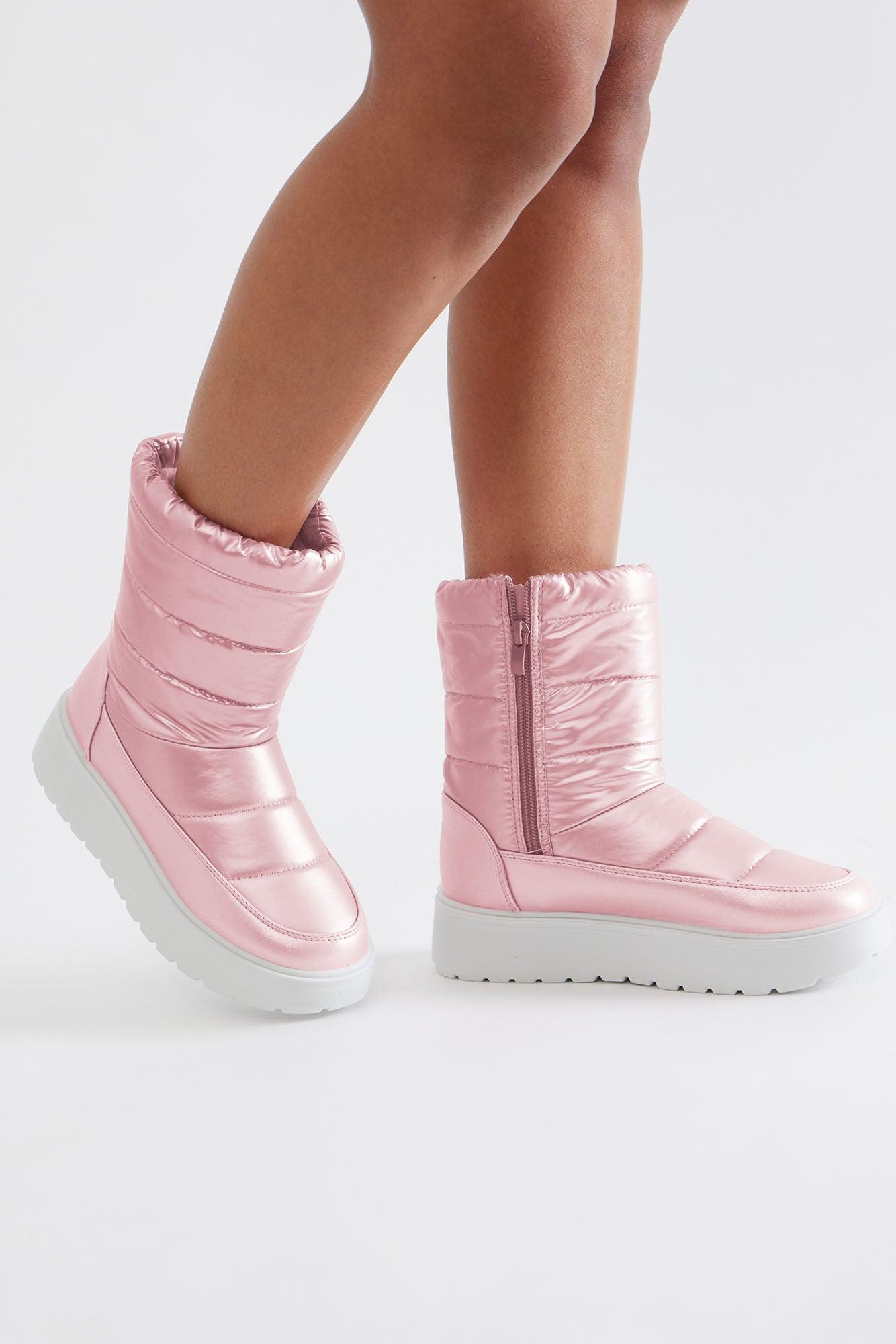 Avalanche Platform Booties - Pink Product Image