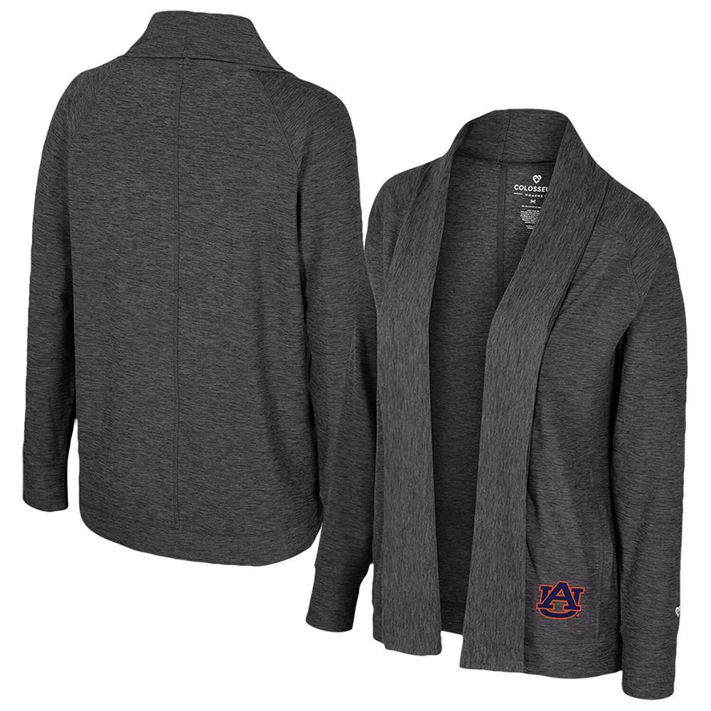 Women's Colosseum Charcoal Kansas State Wildcats Dash Cardigan,  Product Image