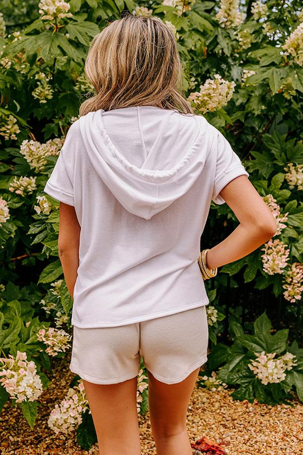 Take A Holiday Top In White Product Image