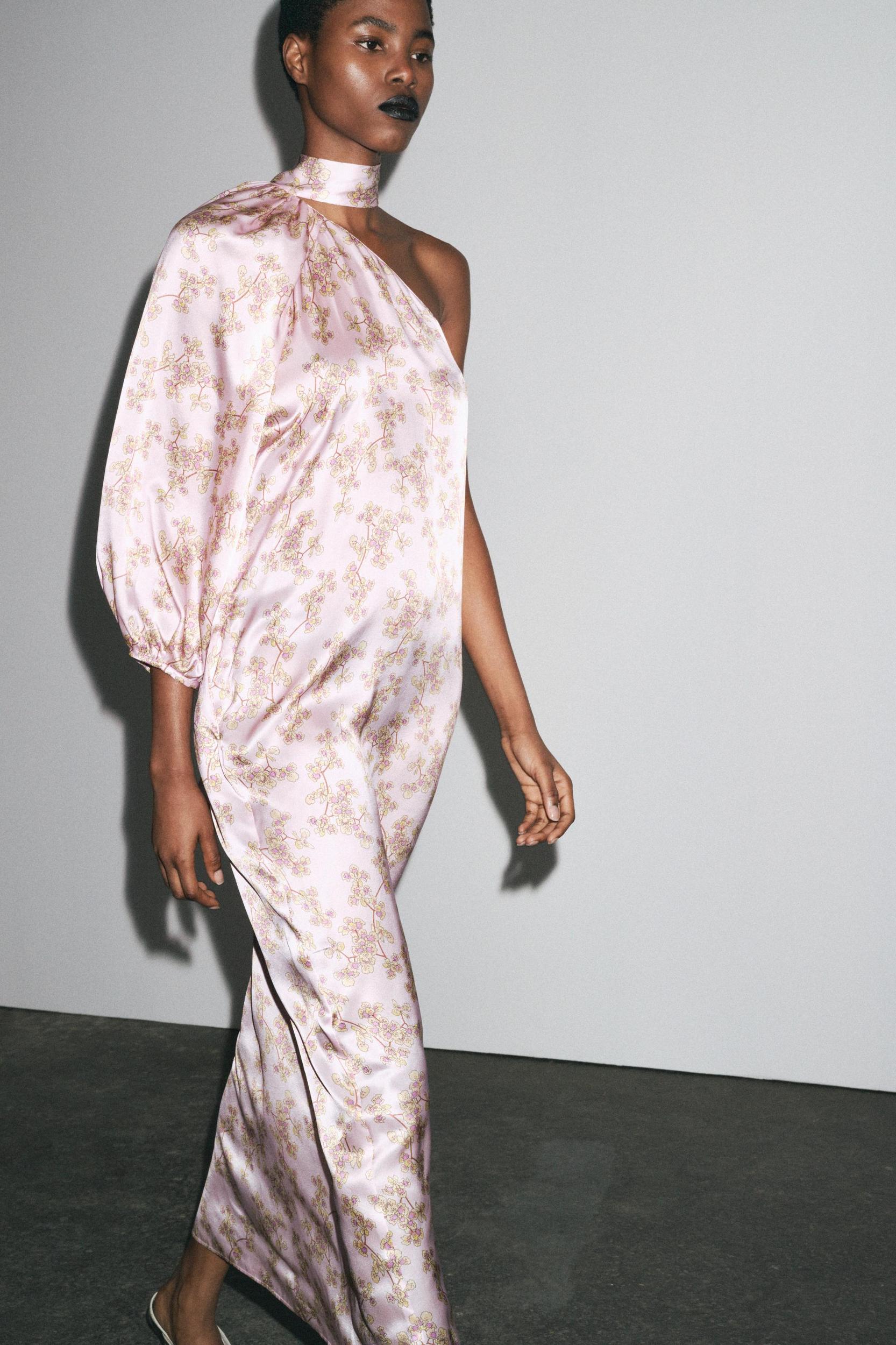 LIMITED EDITION 100% SILK ASYMMETRIC DRESS Product Image