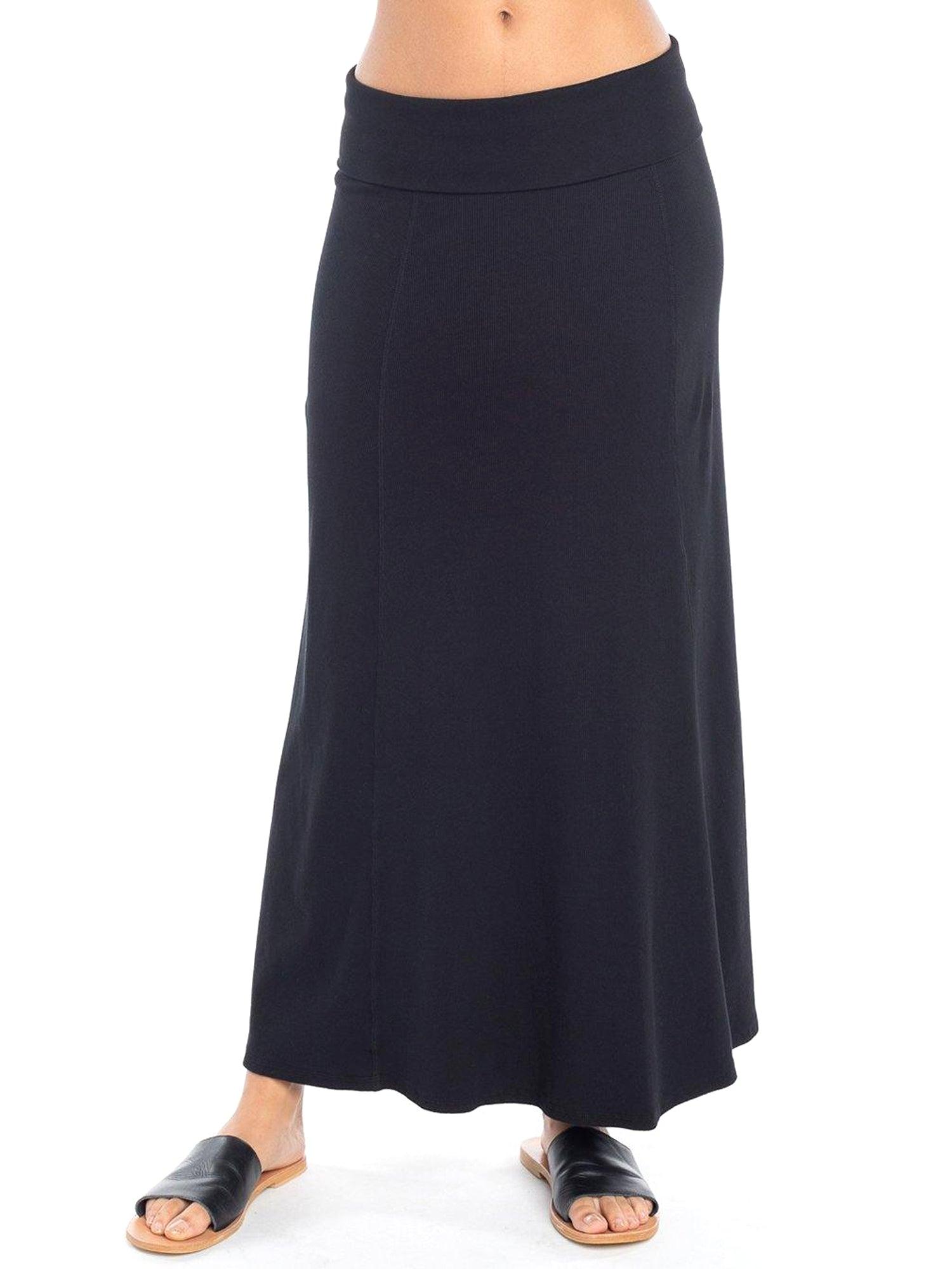 Hard Tail Ribbed Rolldown Sweep Skirt CS-103 Product Image