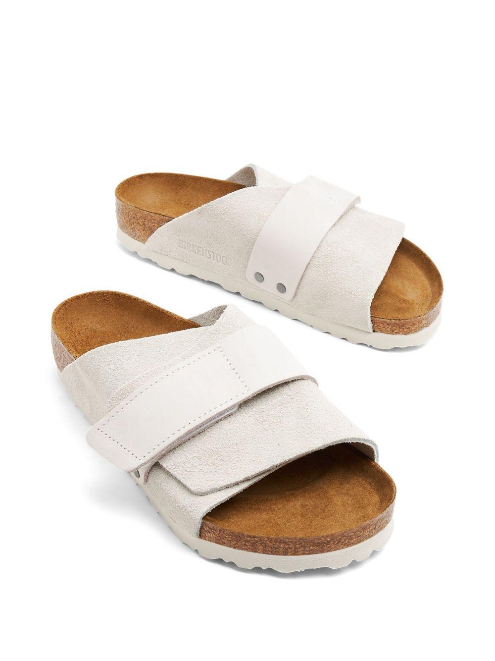 Kyoto suede touch-strap slides Product Image