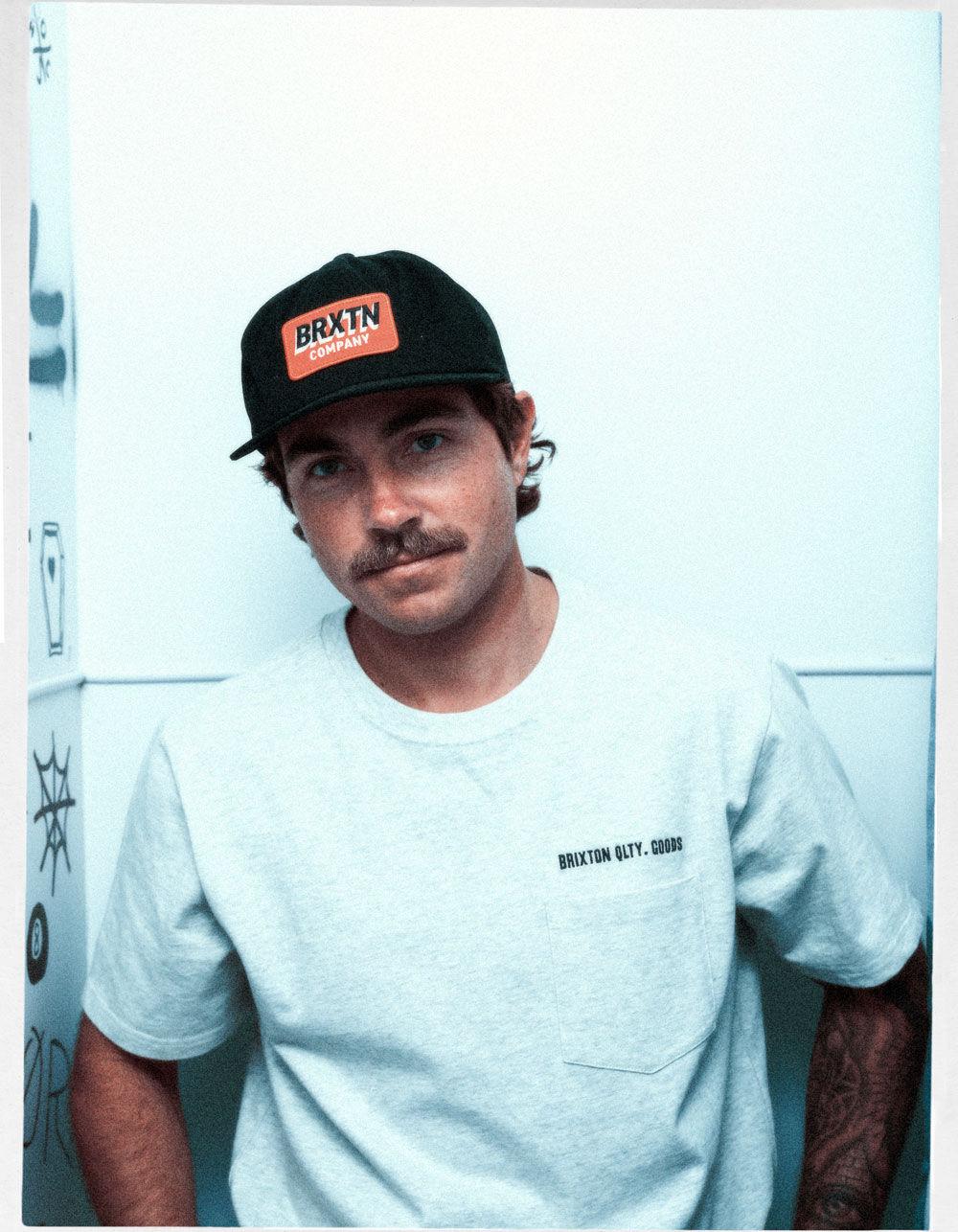 BRIXTON Payment Snapback Hat - BLACK COMBO Product Image