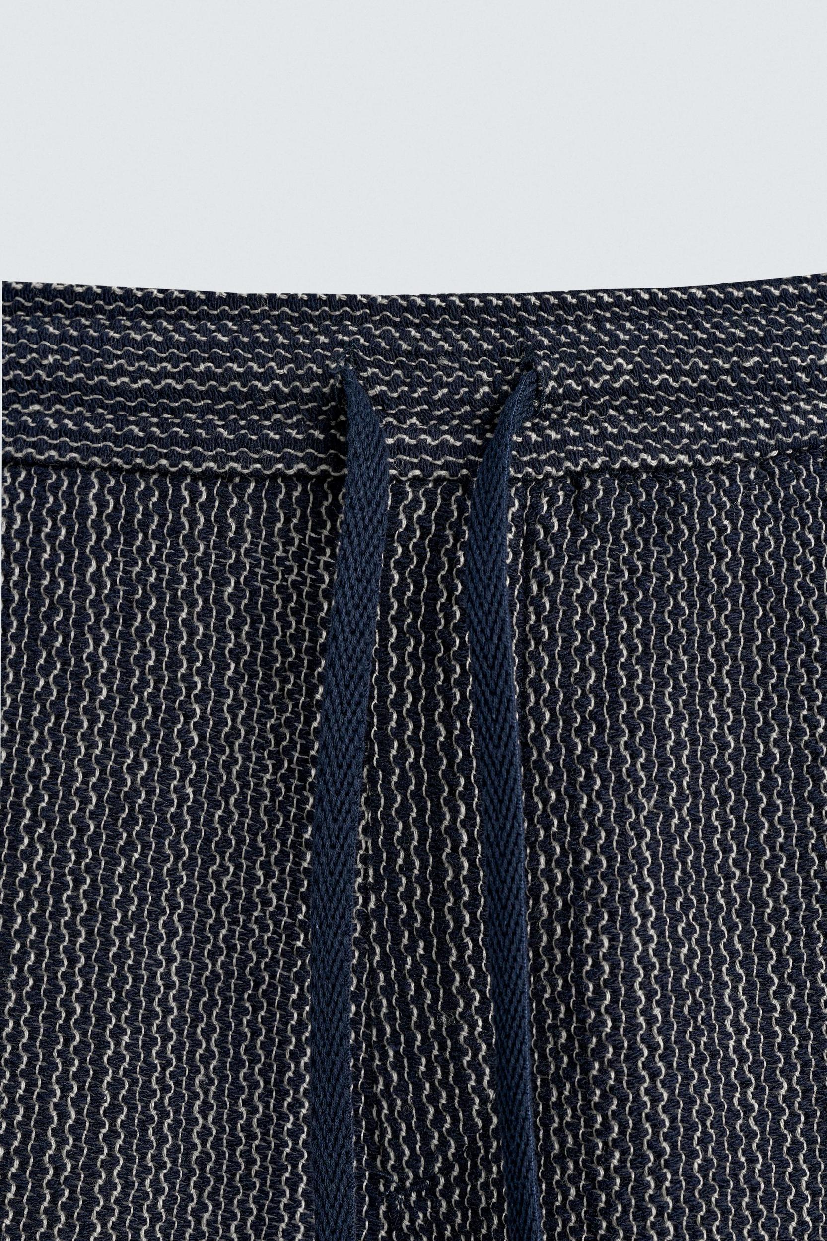 JACQUARD TEXTURED SHORTS Product Image
