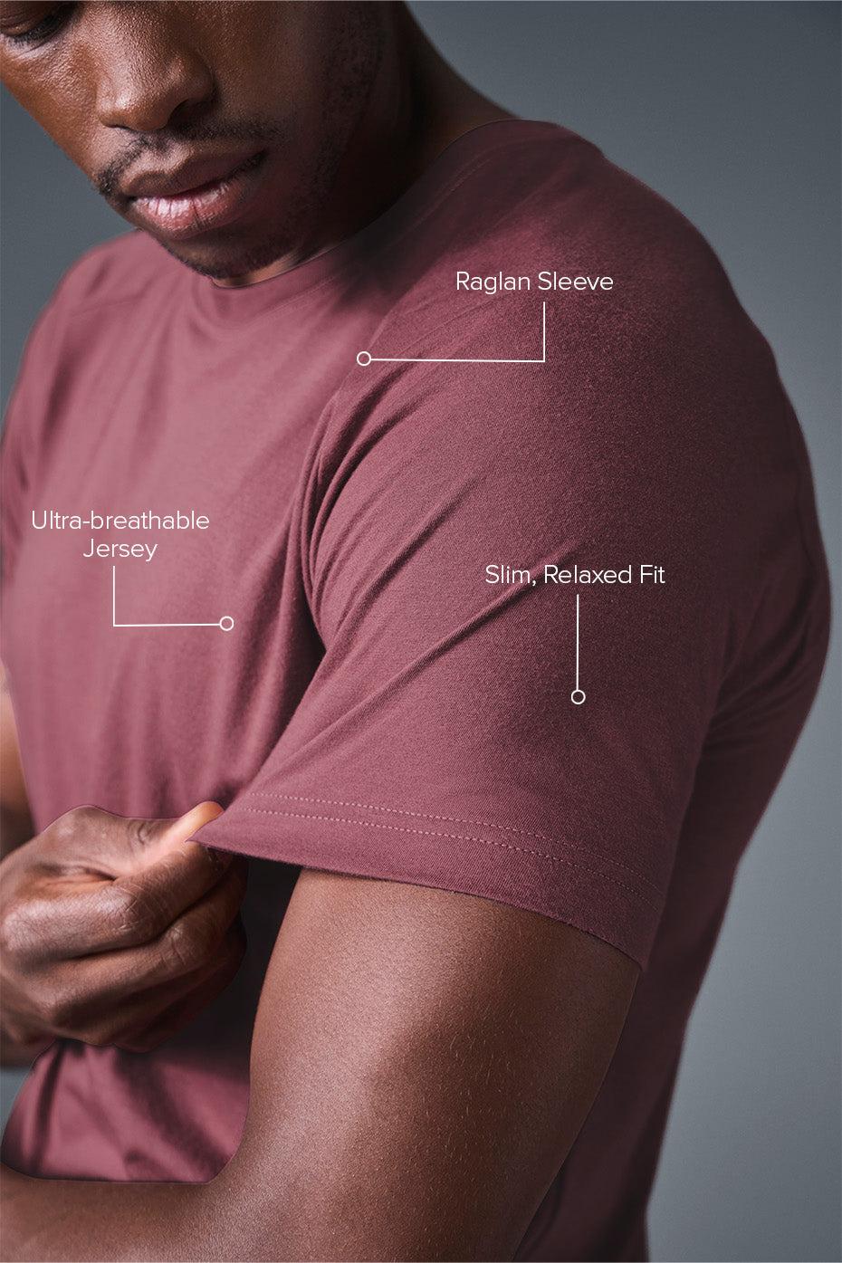 Triumph Raglan Tee - Burgundy Truffle Product Image