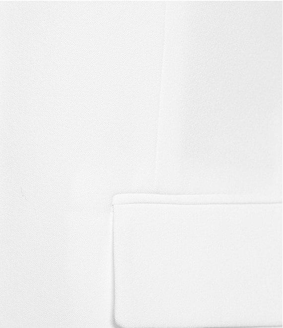 Kasper Stretch Crepe Notch Collar 2-Button Jacket Product Image