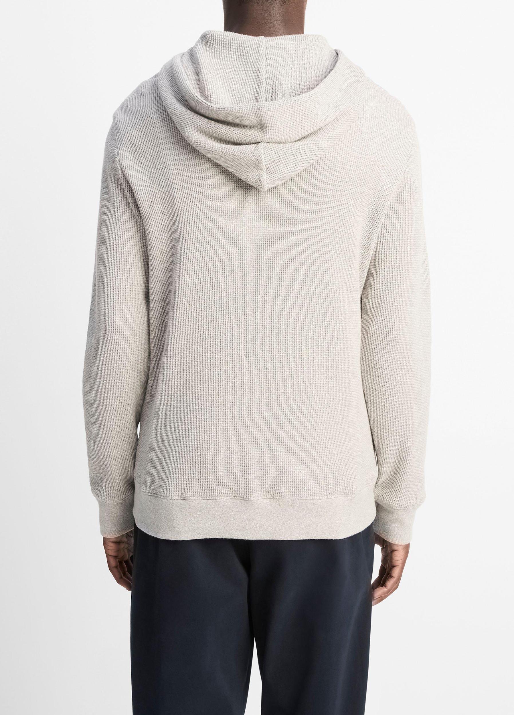 Mouliné Pima Cotton Thermal Hoodie Product Image